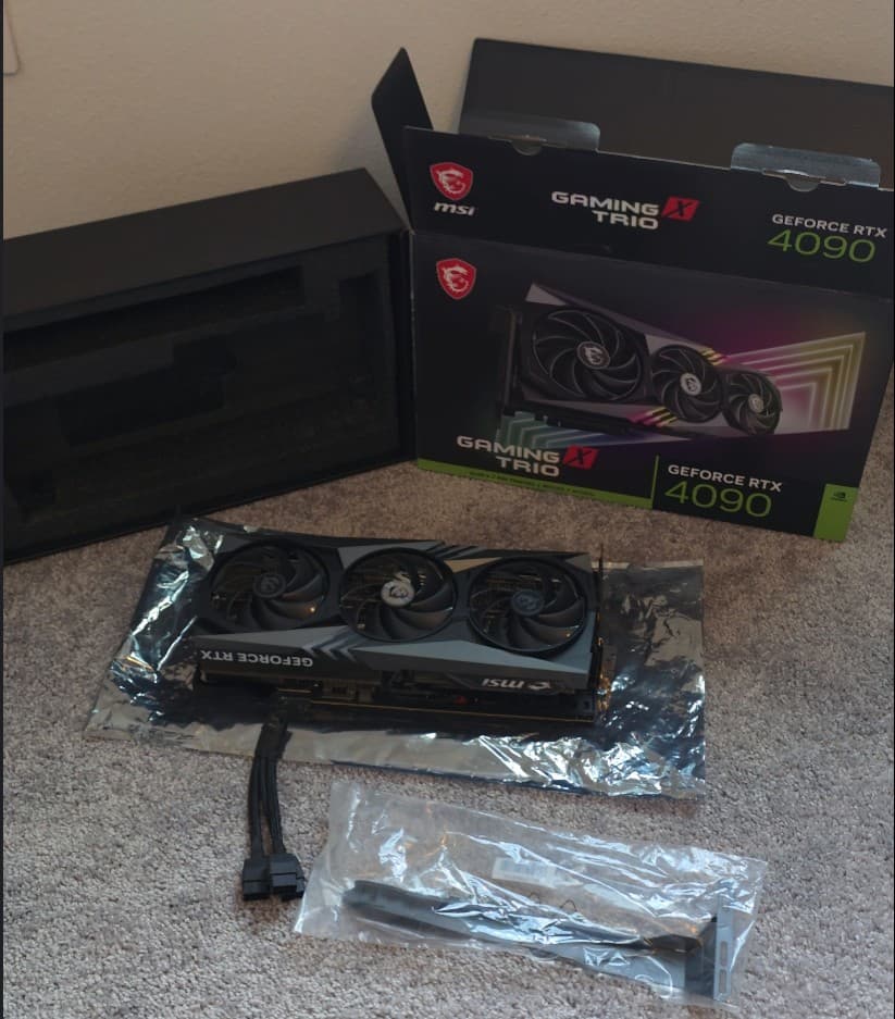 MSI GeForce RTX 4090 GAMING X TRIO 24GB GDDR6X Graphics Card