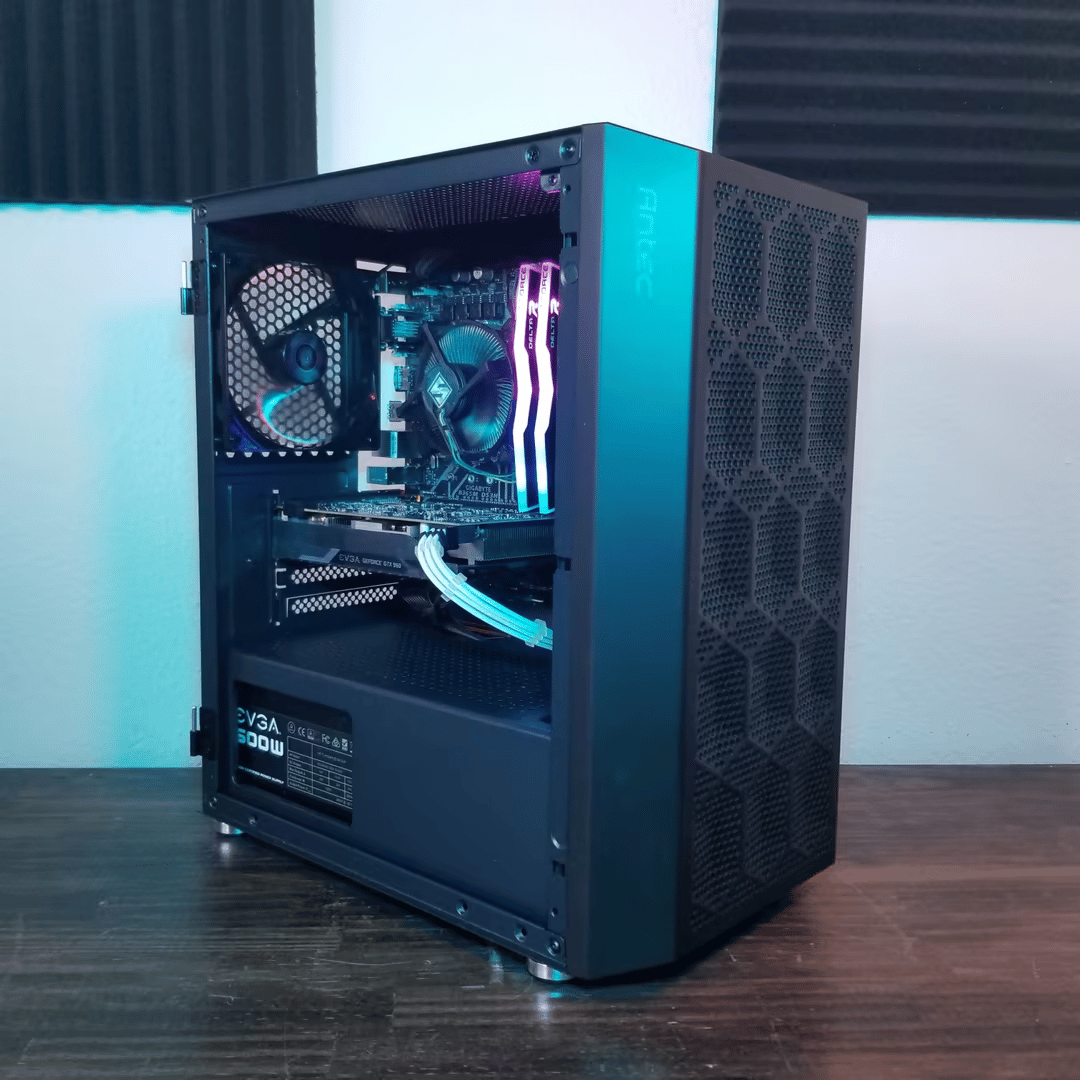 Intel core i3 9100F // EVGA GeForce GTX 960