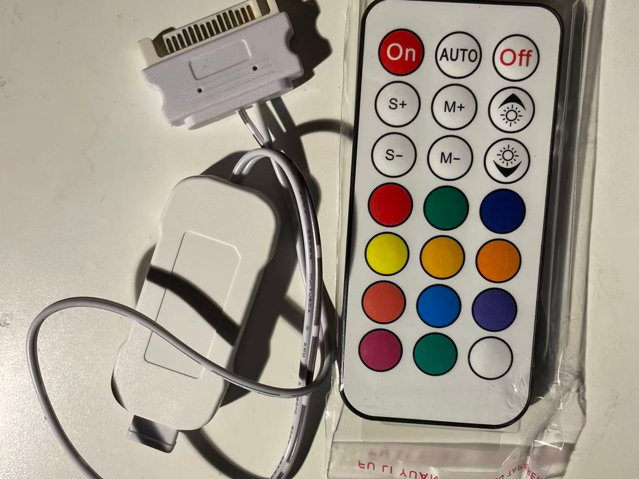 5V 3pin To SATA Power Supply RGB Sync Controller Cable With Remote