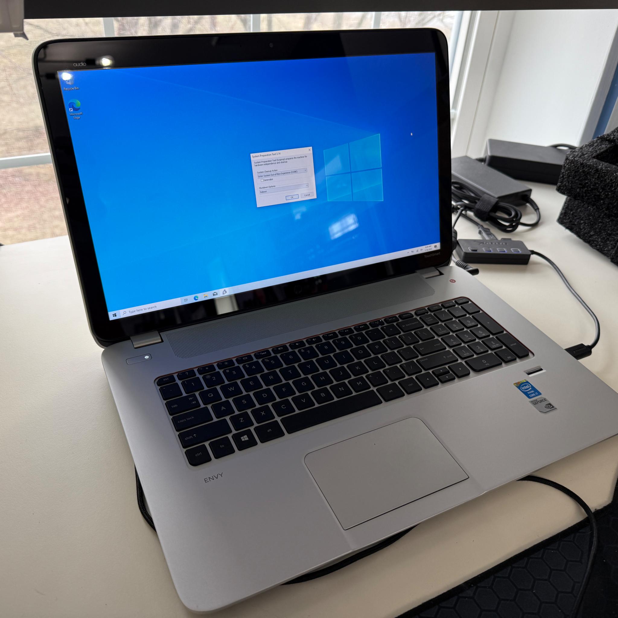 HP Envy 17 TS- i7-4800MQ+GeForce GT 740M+8GB Ram+256 SSD+W10