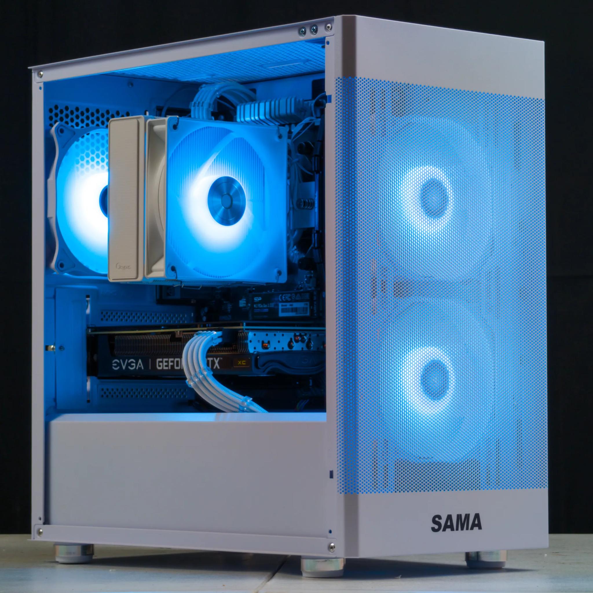 🤍🖤 RTX 3060Ti / Ryzen 7 3700X / 32GB Gaming PC 🖤🤍