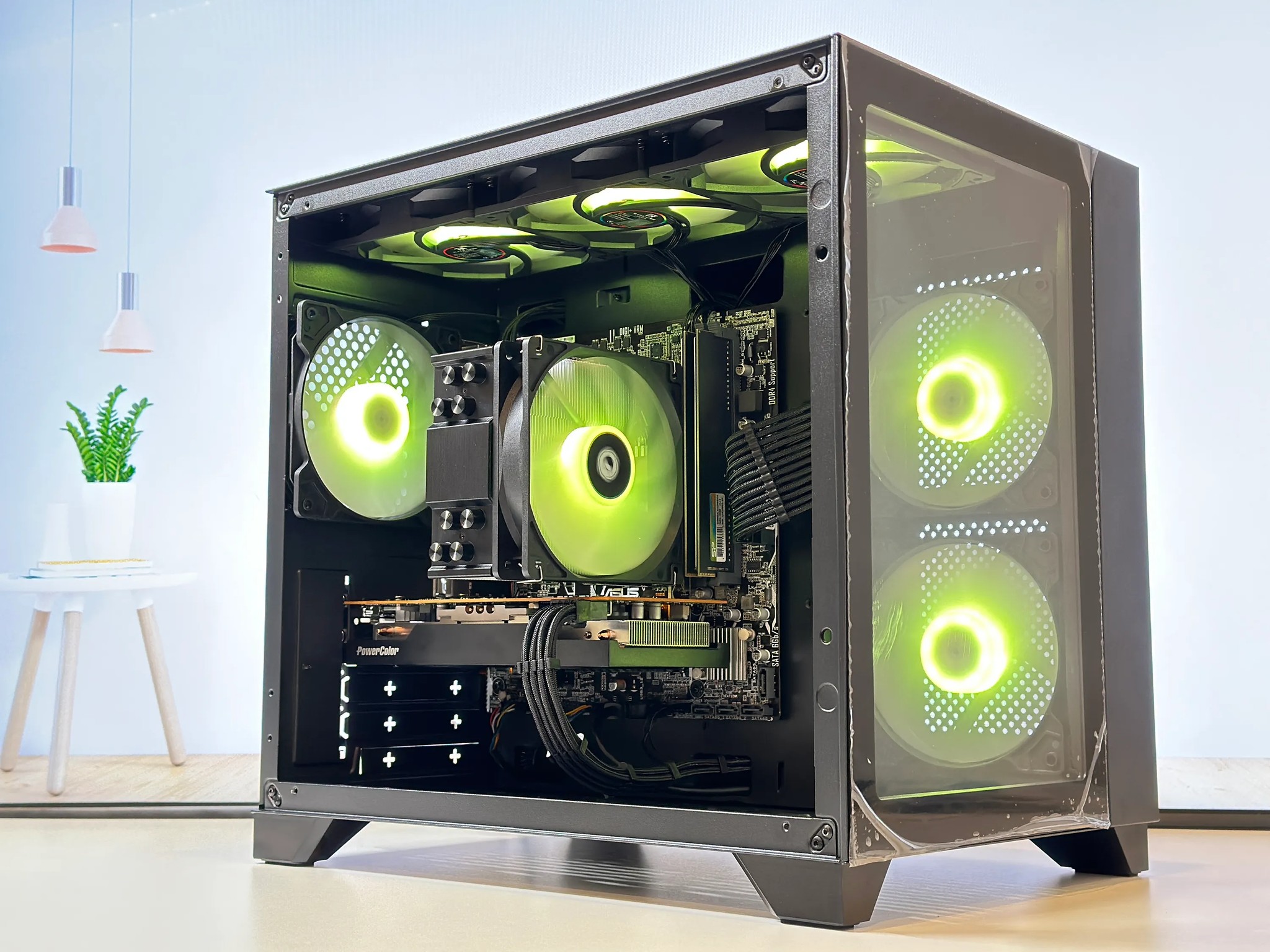 🔥Gaming PC🔥AMD RX 6600 8GB🔖Ryzen 5 5500🔖16GB DDR4🔖1TB SSD NVME