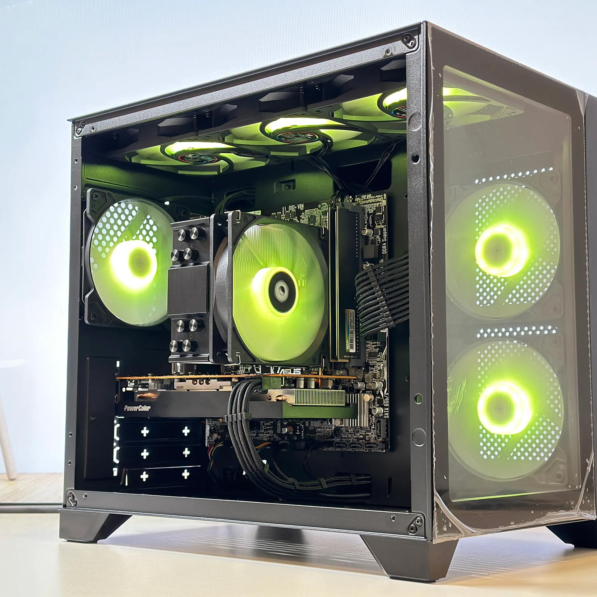 🔥Gaming PC🔥AMD RX 6600 8GB🔖Ryzen 5 5500🔖16GB DDR4🔖1TB SSD NVME