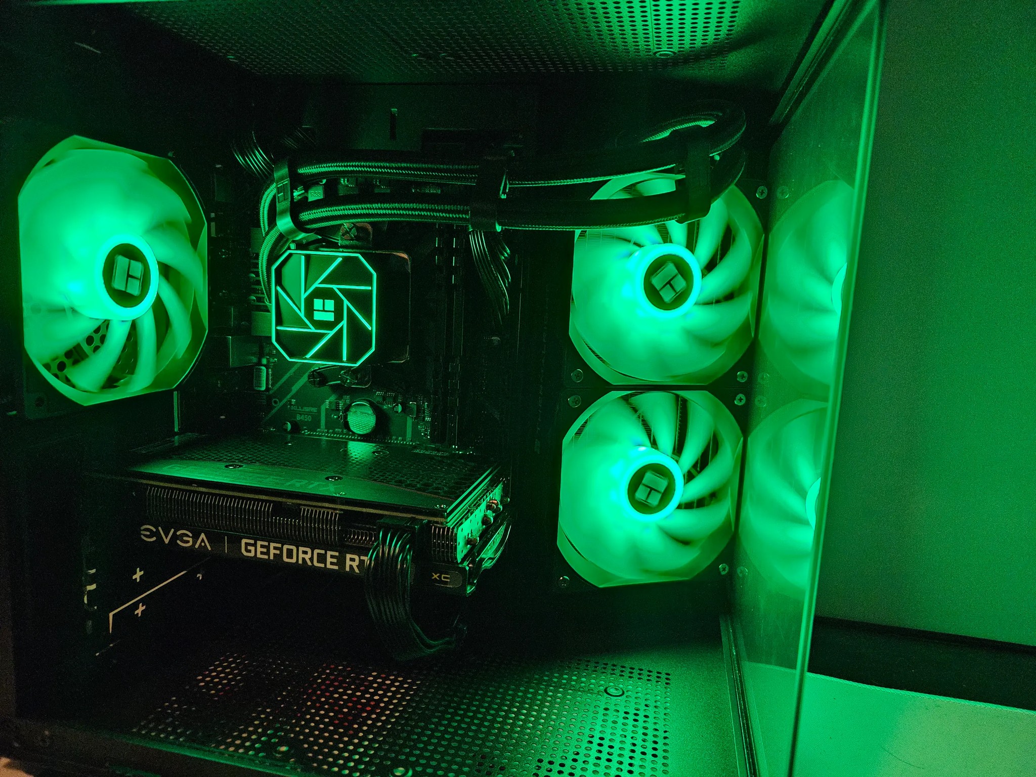 Liquid cooled Dark Side RIG Ryzen 5 / 16GB DDR4 / 1TB SSD / RTX 3060 TI