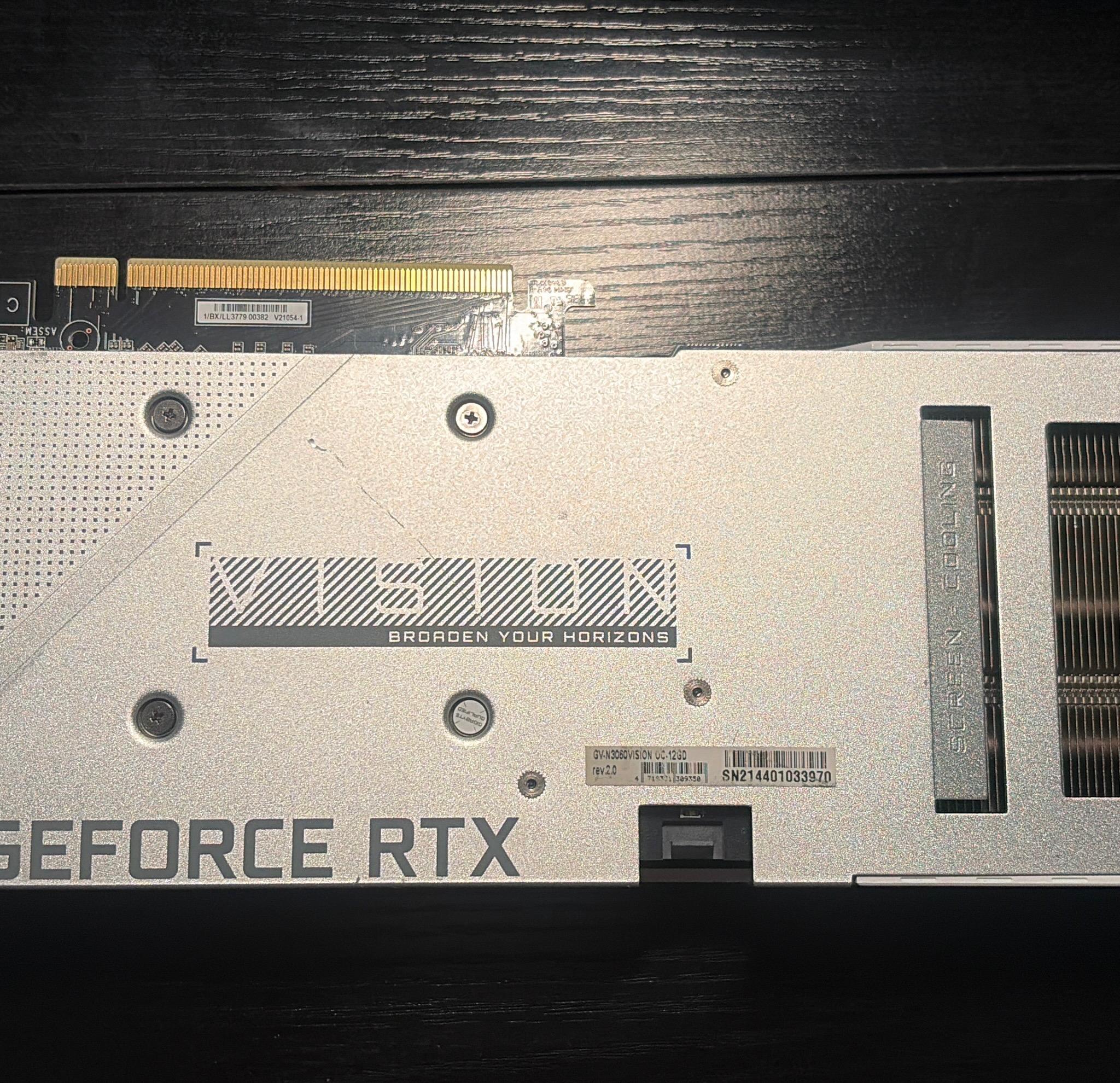GIGABYTE NVIDIA GeForce RTX 3060 Vision