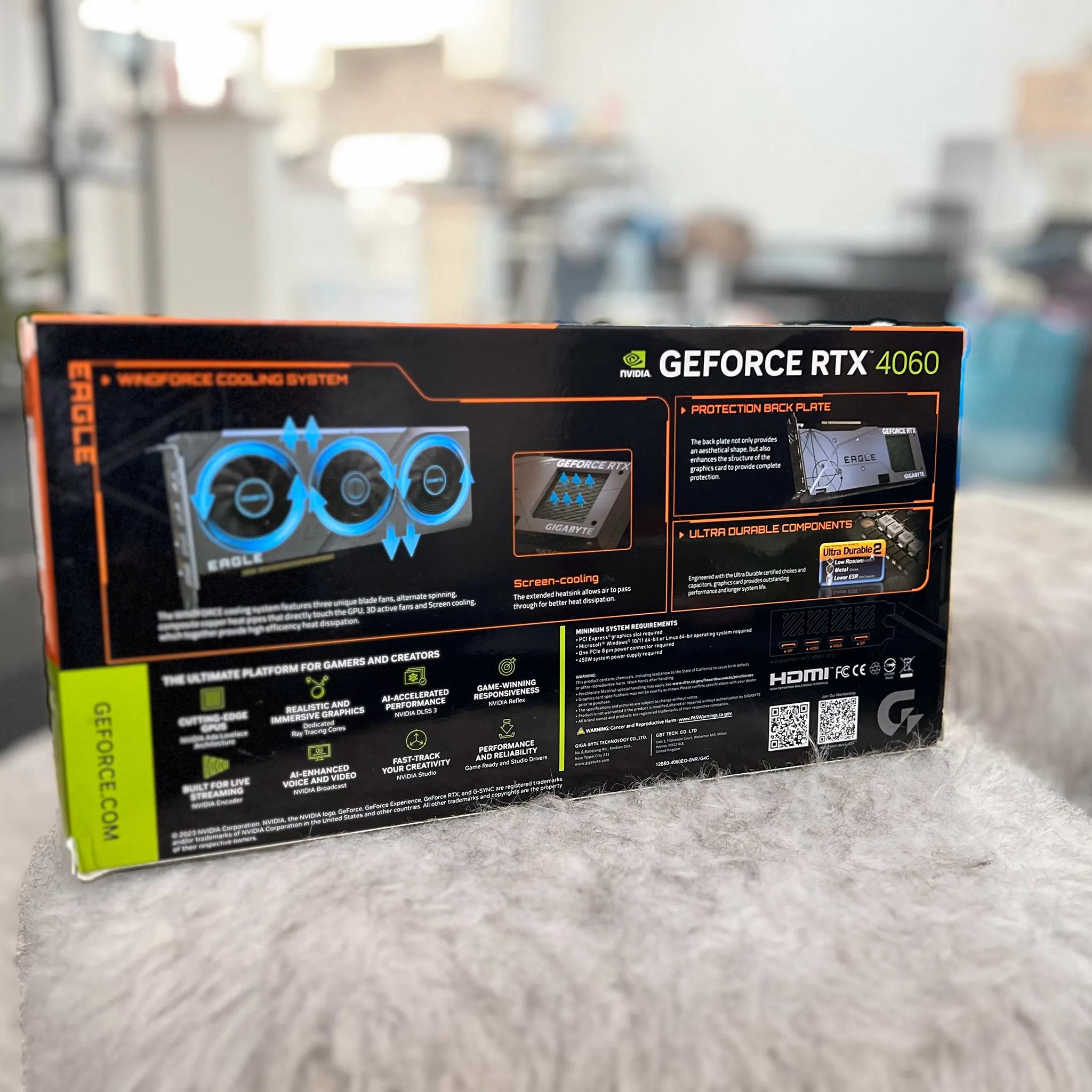 RTX 4060| Gigabyte Eagle OC| New in Box| Nvidia Graphics Card| DLSS| Ray Tracing