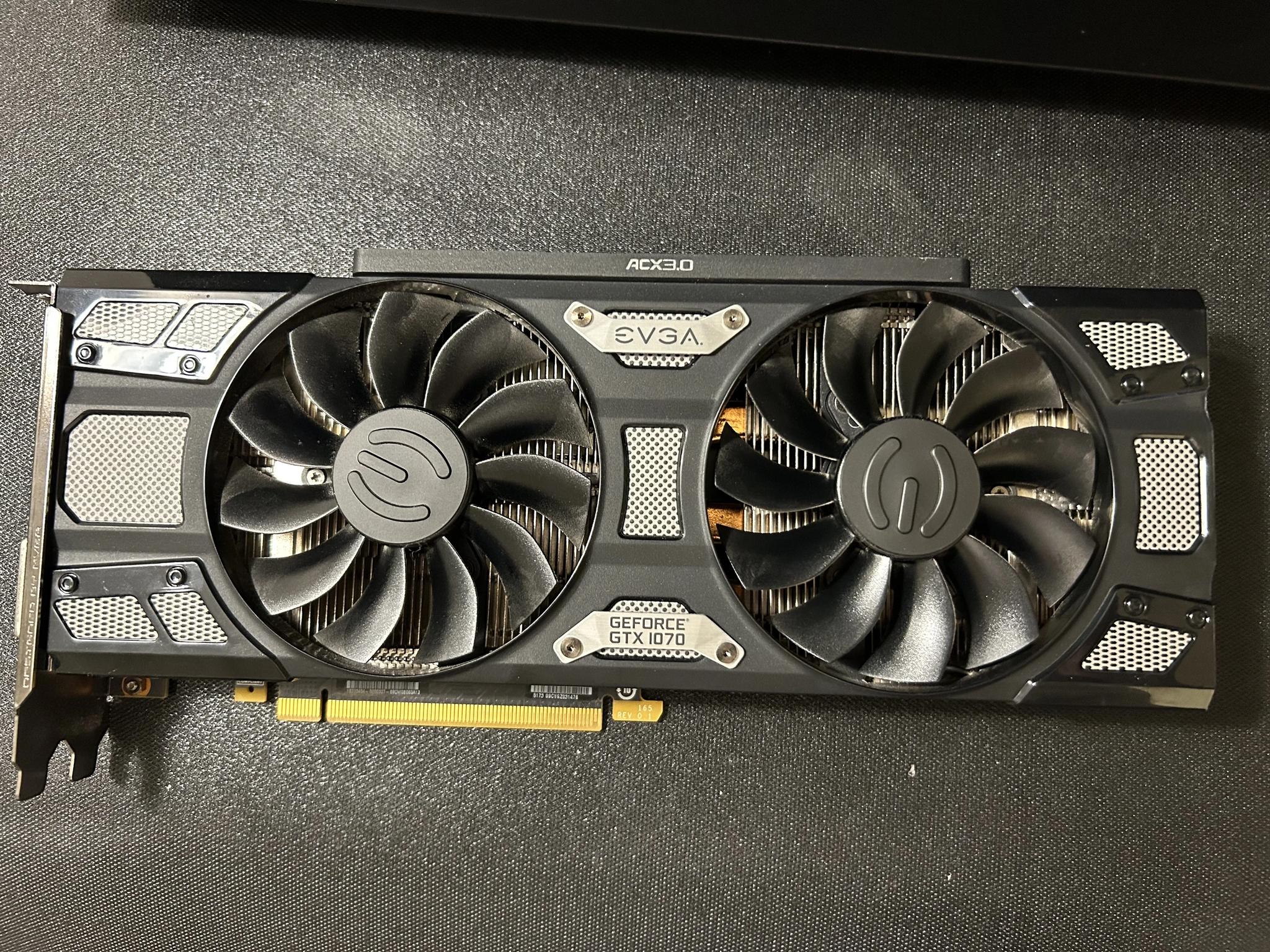 EVGA GeForce GTX 1070 SC 8GB GDDR5