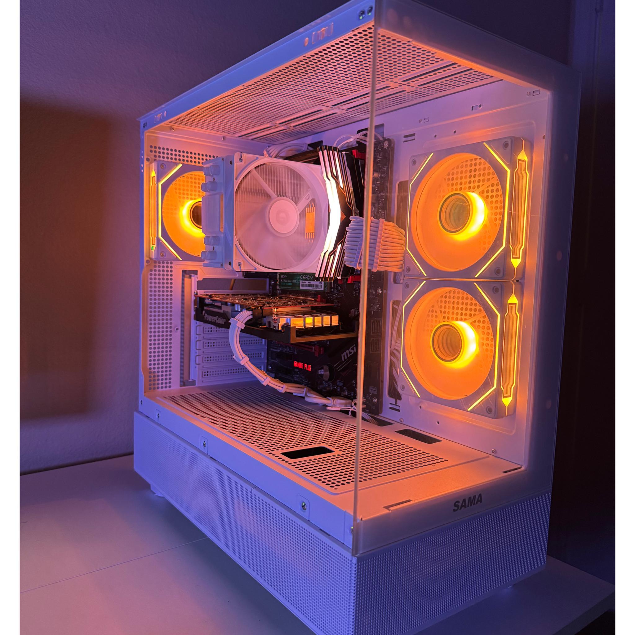 Custom Build Gaming PC. AMD Ryzen 7 3700x. 5500XT 8gb Graphics Card. 16 gb Ram.