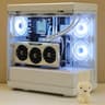 White AM5 Gaming PC - RTX 3080 - Ryzen 5 7600X - 2TB NVME SSD - 32GB DDR5