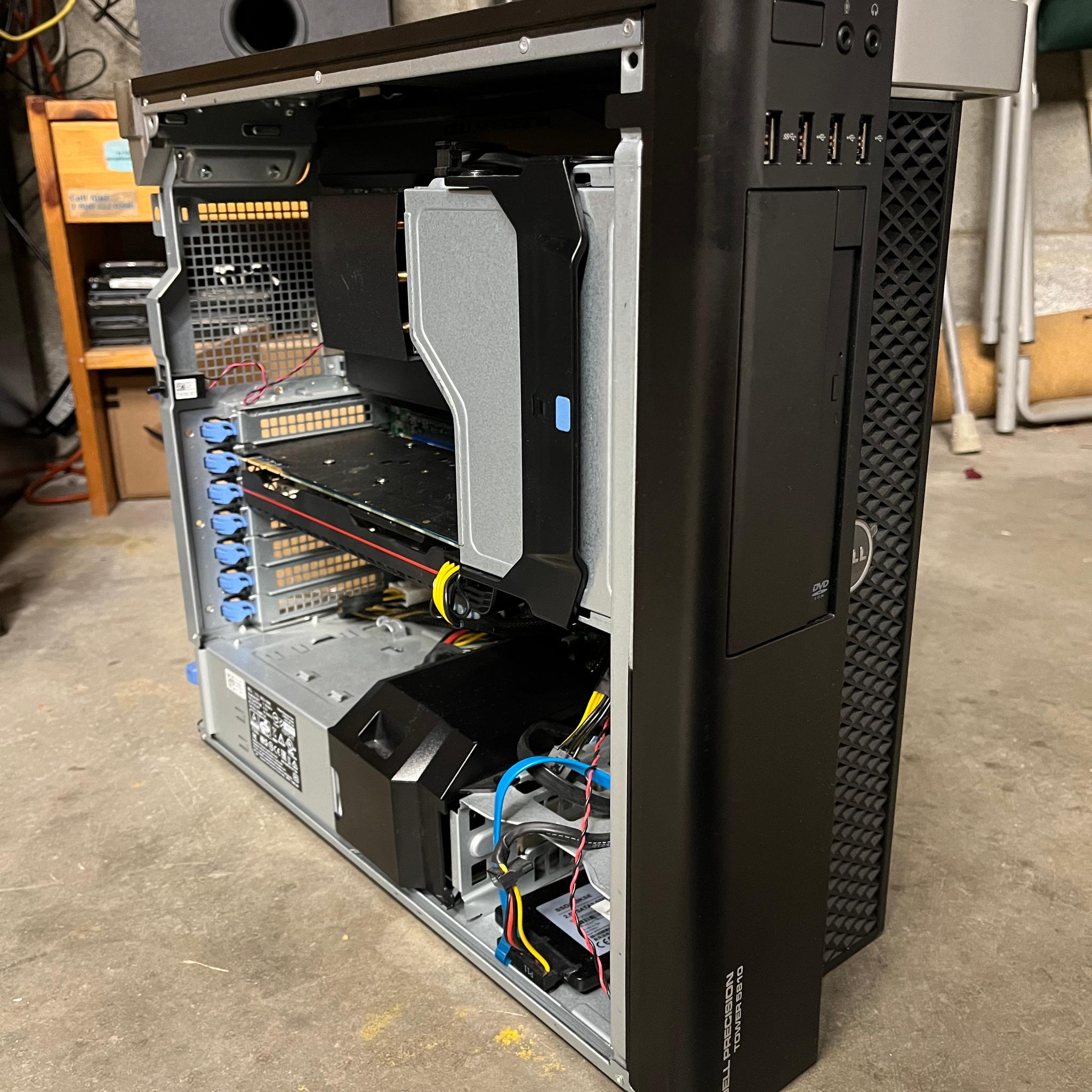 🔥NVIDIA GTX 1080, Intel Xeon 6 Core (Same as i7), 500 GB SSD, 12 GB RAM, Dell T5810 Gaming PC 🔵