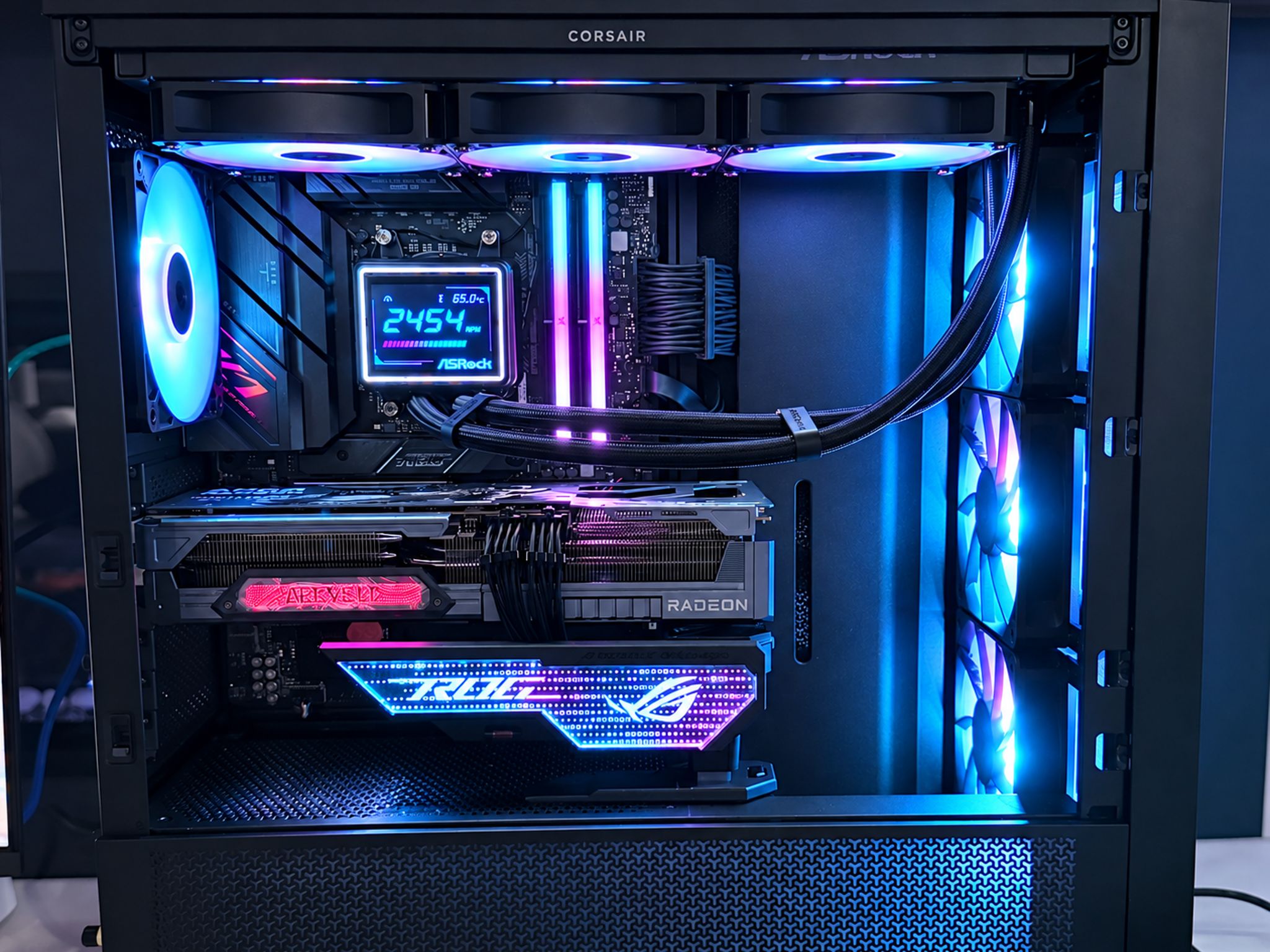 Ryzen 9 9950X3D RX 9070 XT 32GB DDR5 1.5TB NVMe Gaming PC Win 11 Pro