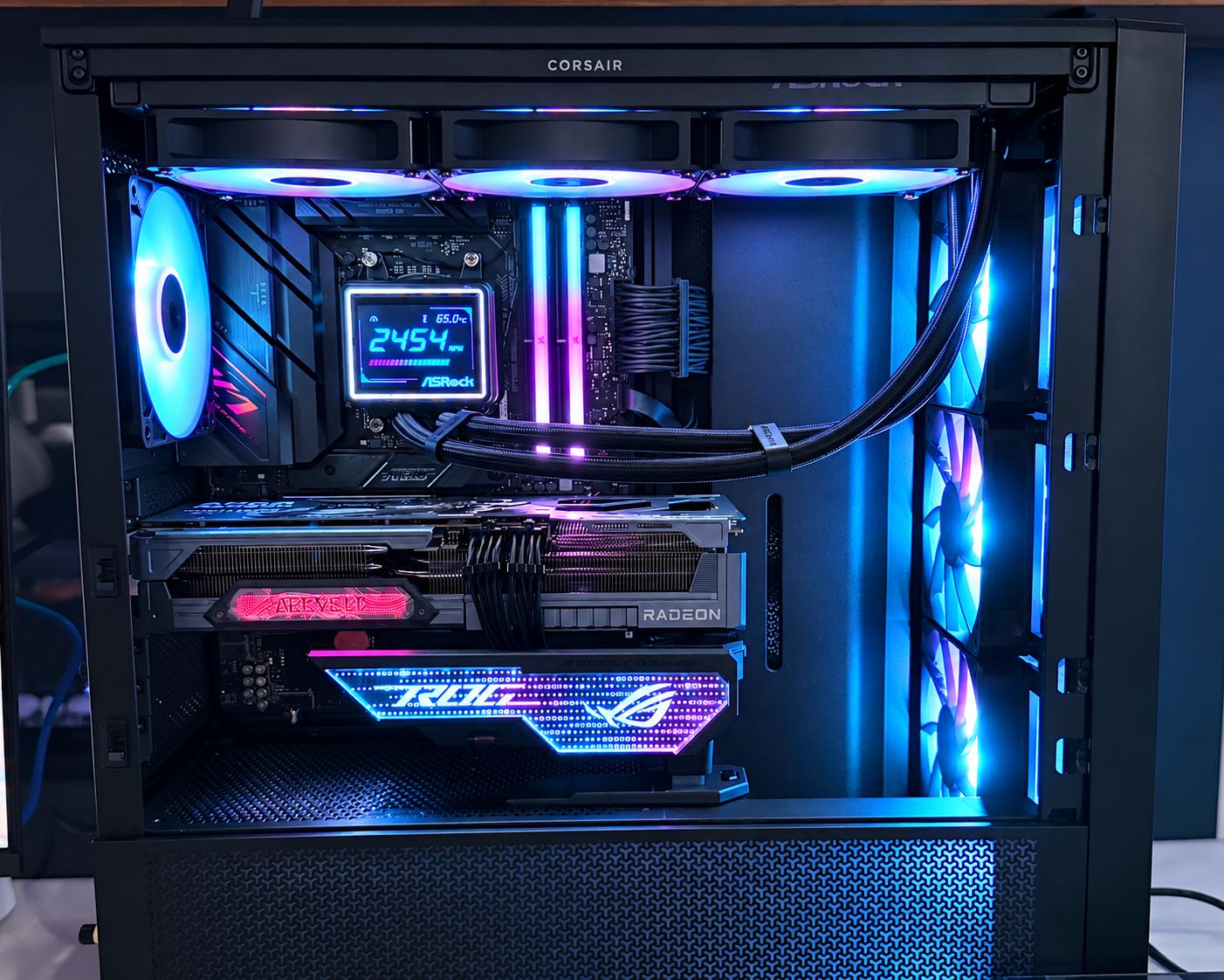Ryzen 9 9950X3D RX 9070 XT 32GB DDR5 1.5TB NVMe Gaming PC Win 11 Pro