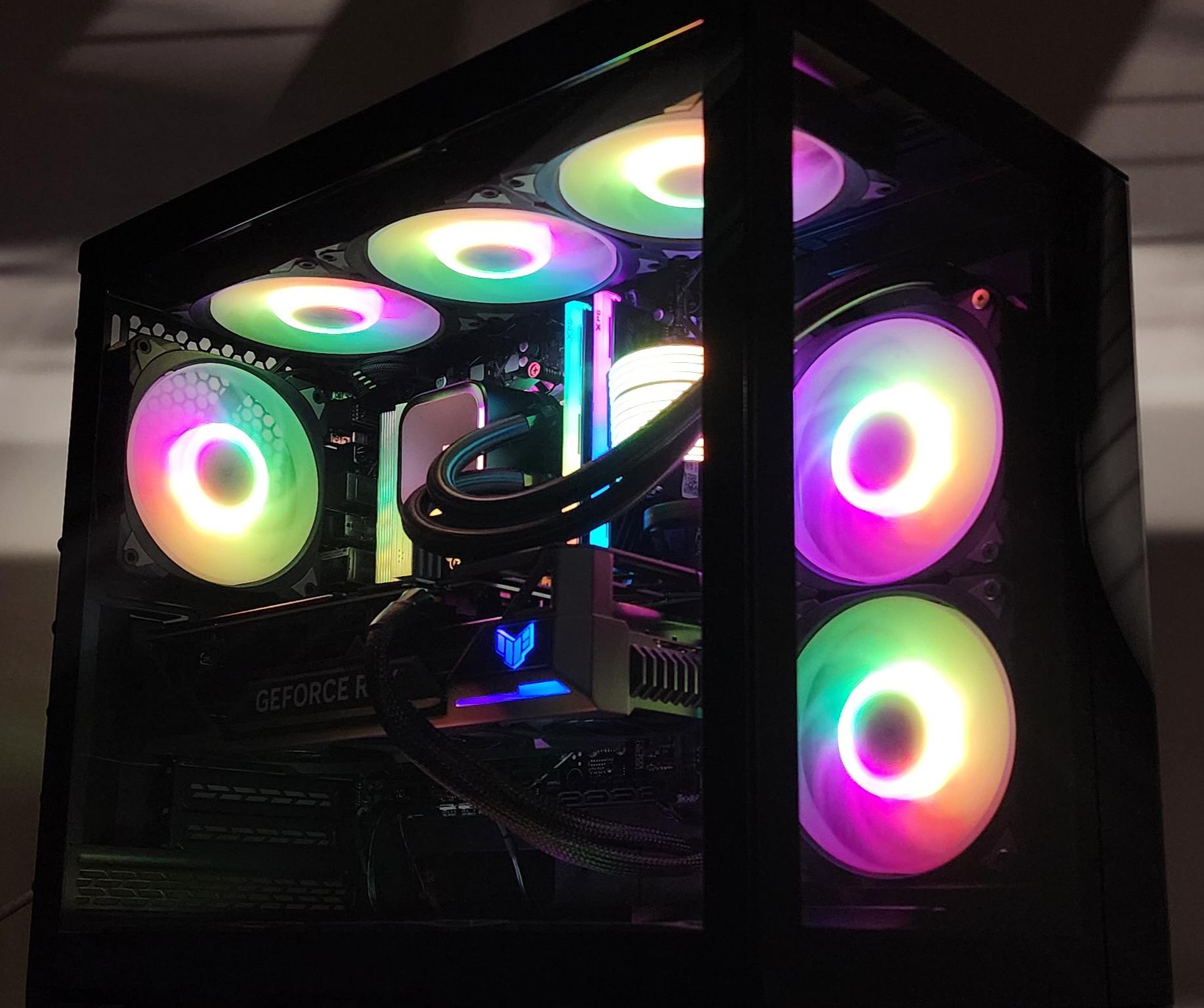 Gaming PC Ryzen 5 7600X3D 32GB RAM 1TB SSD RTX 4070 Ti 12GB Windows 11 Computer