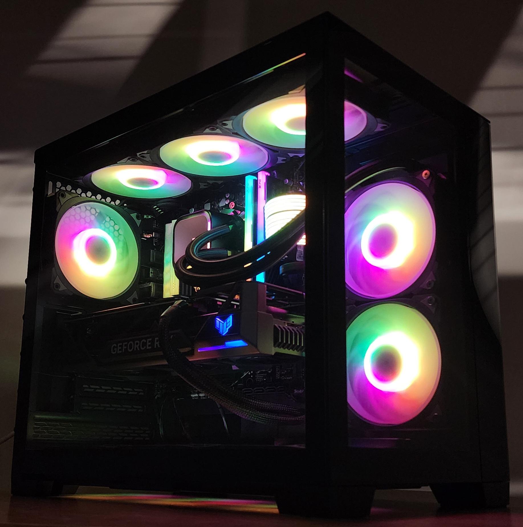 Gaming PC Ryzen 5 7600X3D 32GB RAM 1TB SSD RTX 4070 Ti 12GB Windows 11 Computer