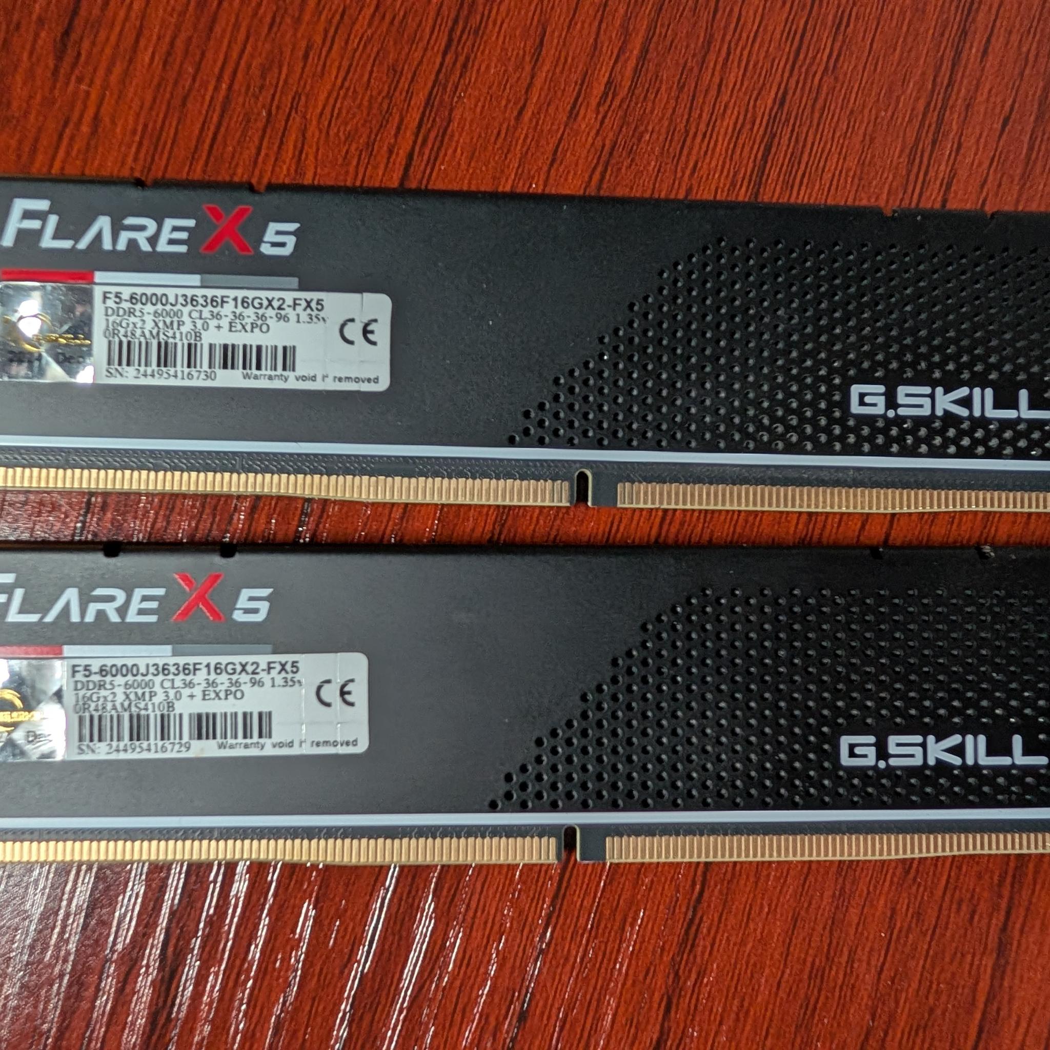 G.Skill Flare X5 32GB (2x16GB) DDR5 6000 RAM