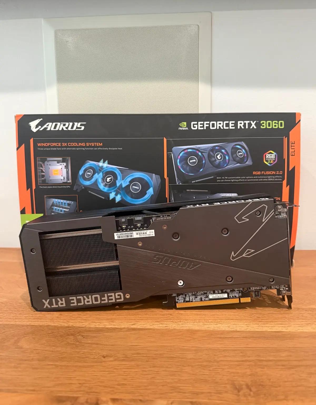 GIGABYTE AORUS ELITE GeForce RTX 3060 12GB - Image 2
