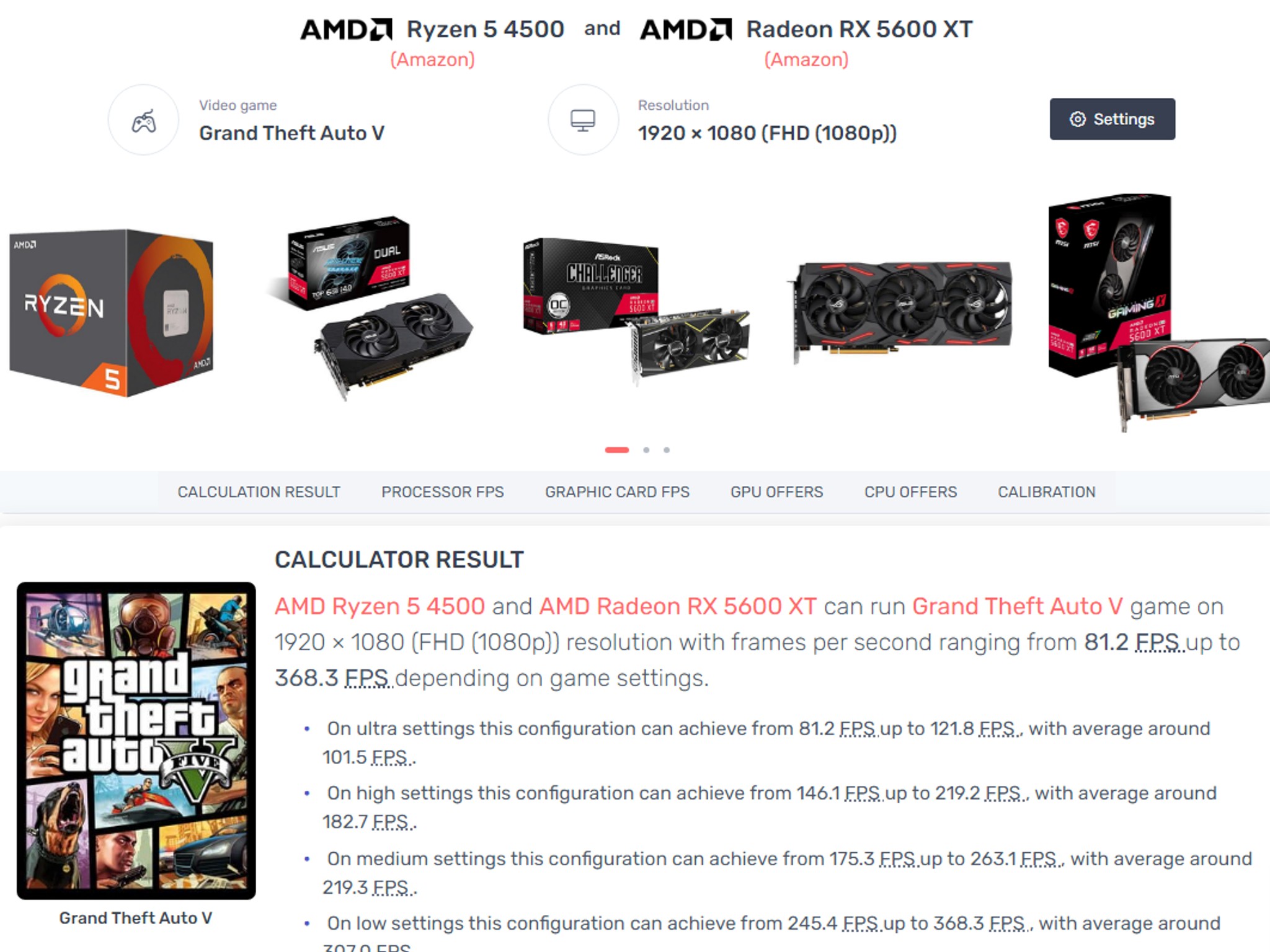Budget friendly Ryzen 5 4500/RX 5600XT 6GB/16 GB DDR4 RAM/1 TB SSD/WIFI+LAN Ethernet