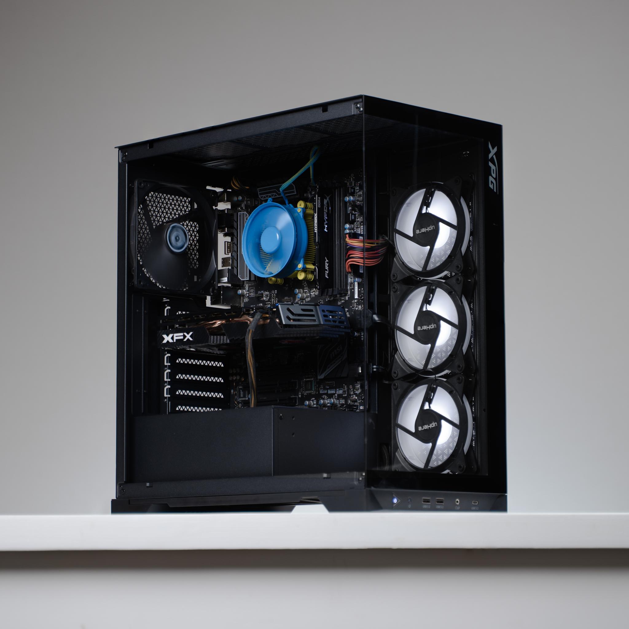 “Ecoform 8” RX 580 Ryzen 5 1600 16GB 700GB Windows 11 Gaming PC Powerhouse