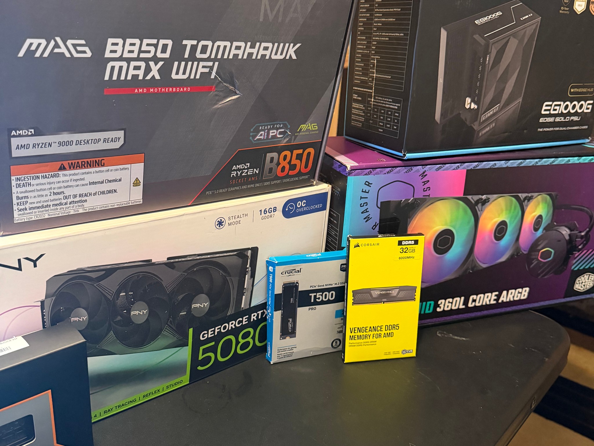 PNY  5080 Custom Gaming PC - Ryzen 7 9800X3D
