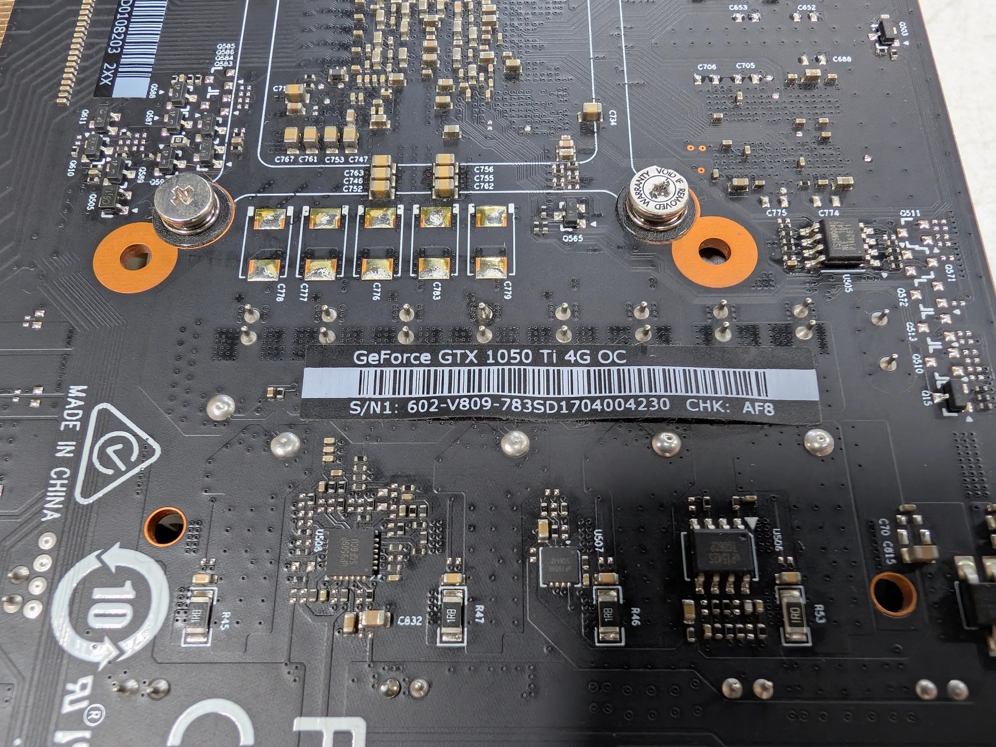 MSI GeForce GTX 1050 Ti