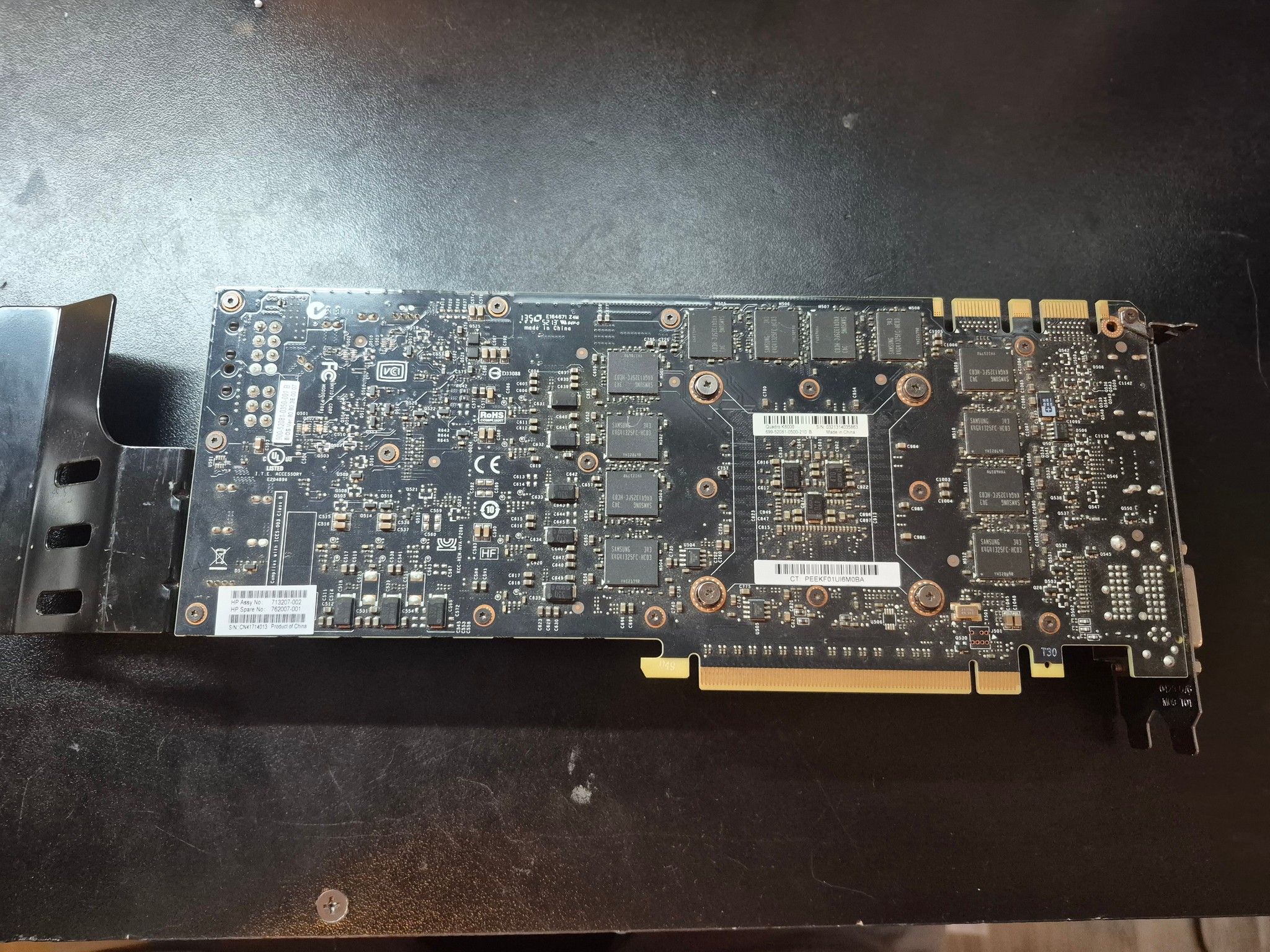 Nvidia Quadro K6000 12GB GPU