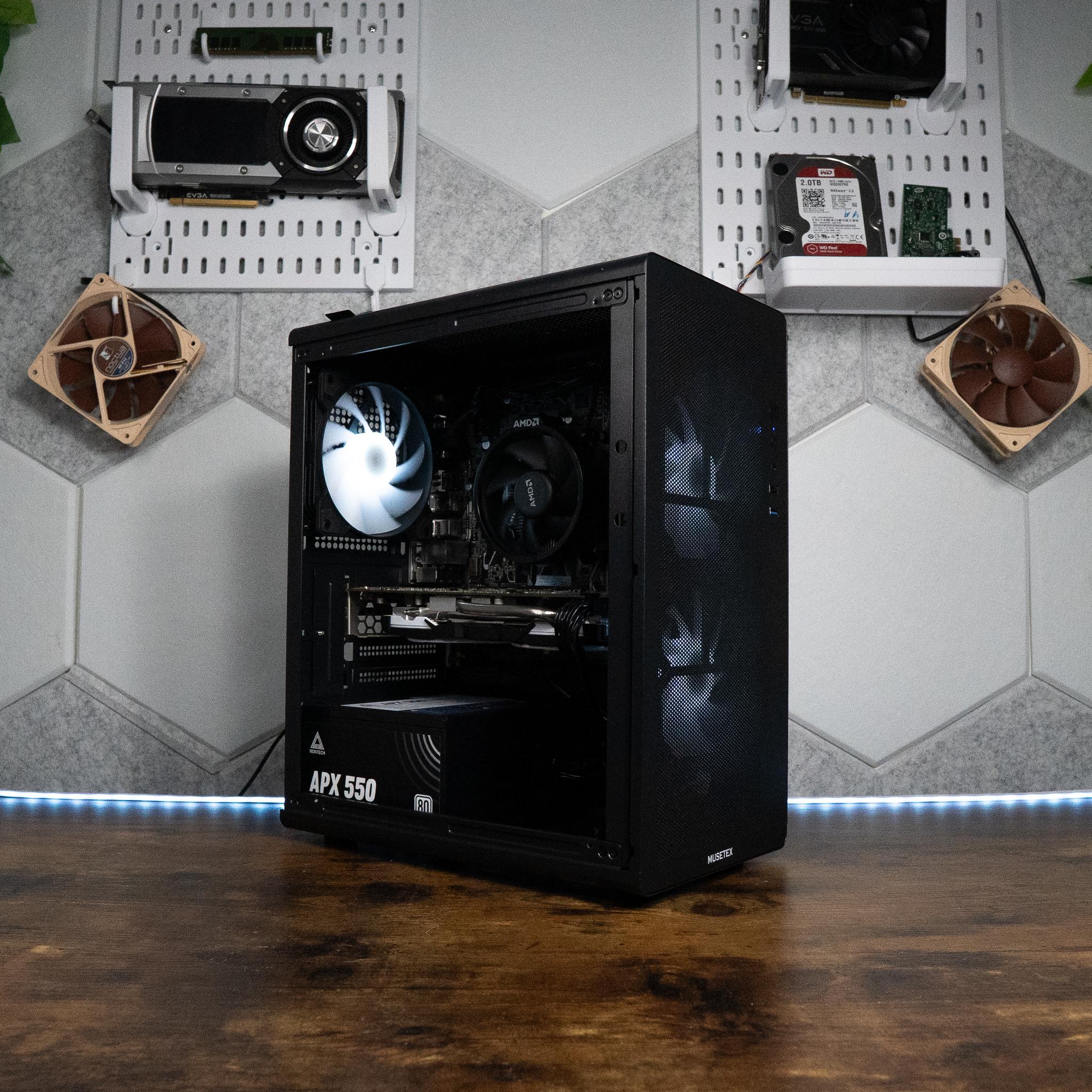 🍬🌠 BUDGET - FORTNITE Ready GAMING PC | RYZEN 5 1600 | MSI RX 570 OC | 16GB DDR4 RAM | 1TB SSD