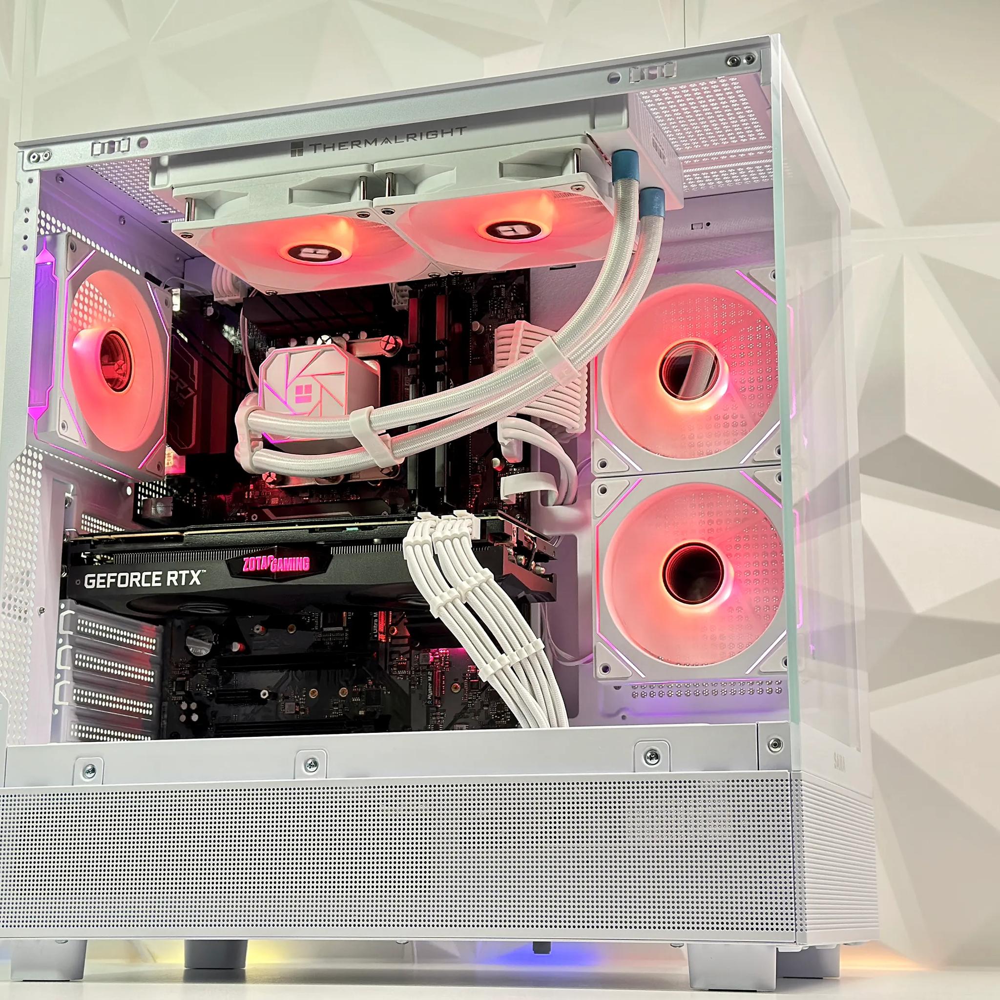⛄🌨️Liquid Cooled Gaming PC🚀Nvidia RTX 2080 8GB🚀Intel i7 10700 8 core🚀32GB DDR4🚀1TB NVME