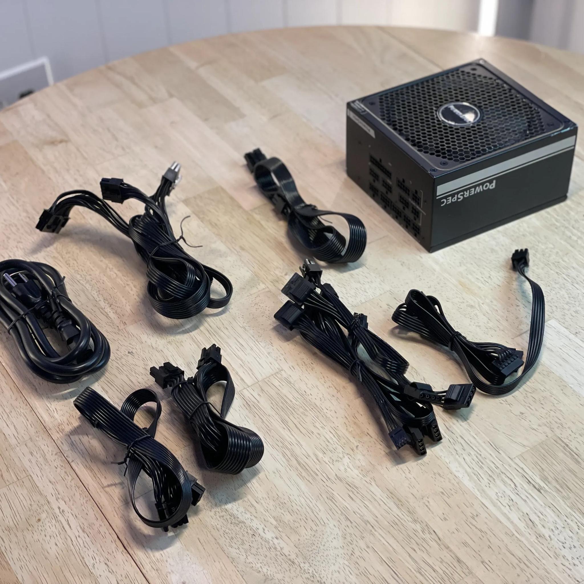PowerSpec 1050 Watt 80 Plus Gold ATX Fully Modular Power Supply