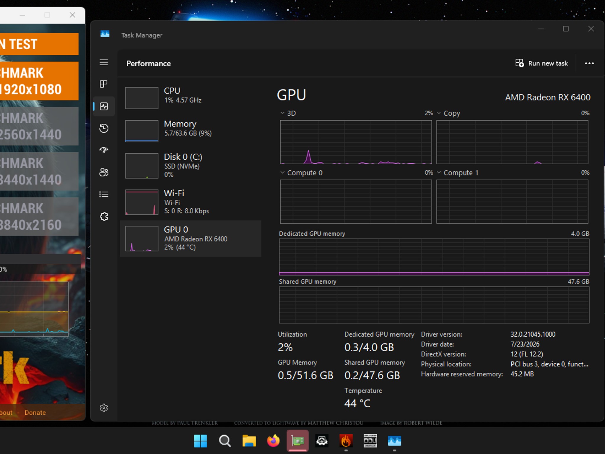 Powercolor AMD Radeon RX 6400 4GB GDDR6 Low Profile
