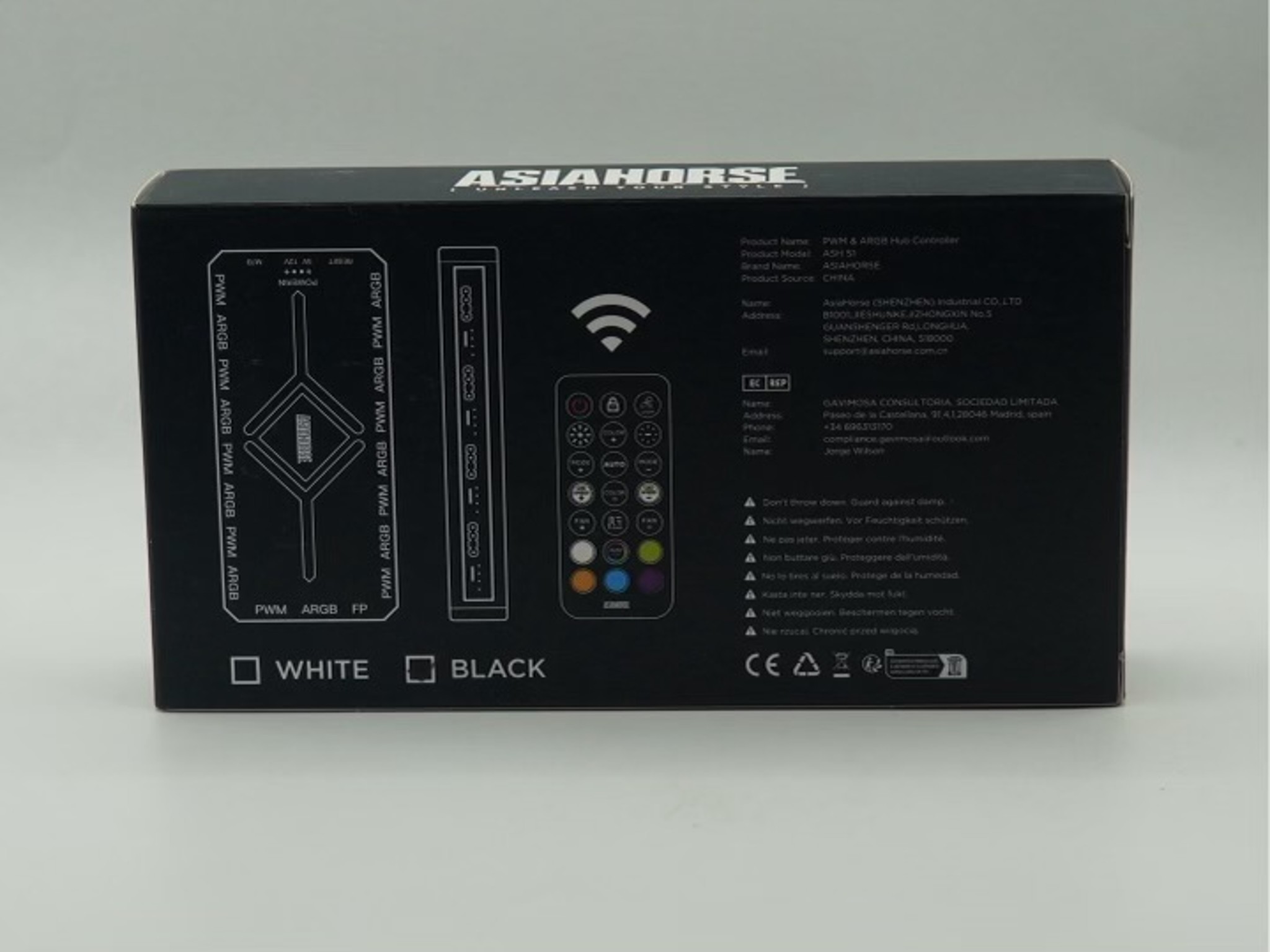 ASIAHORSE ASH S1 ARGB&Pwm FAN HUB