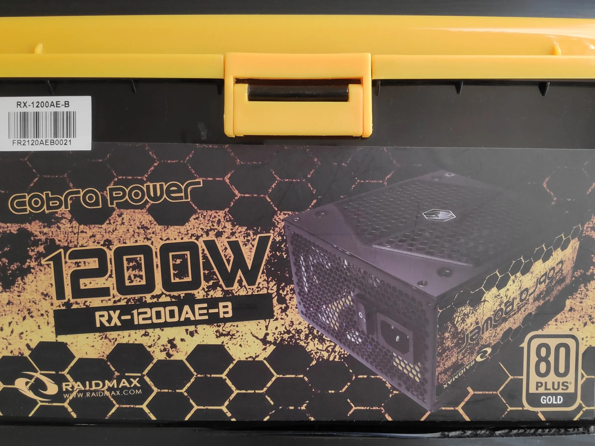 Raidmax Cobra Power 1200W RX-1200AE-B Semi-Modular 80 Plus Gold Power Supply