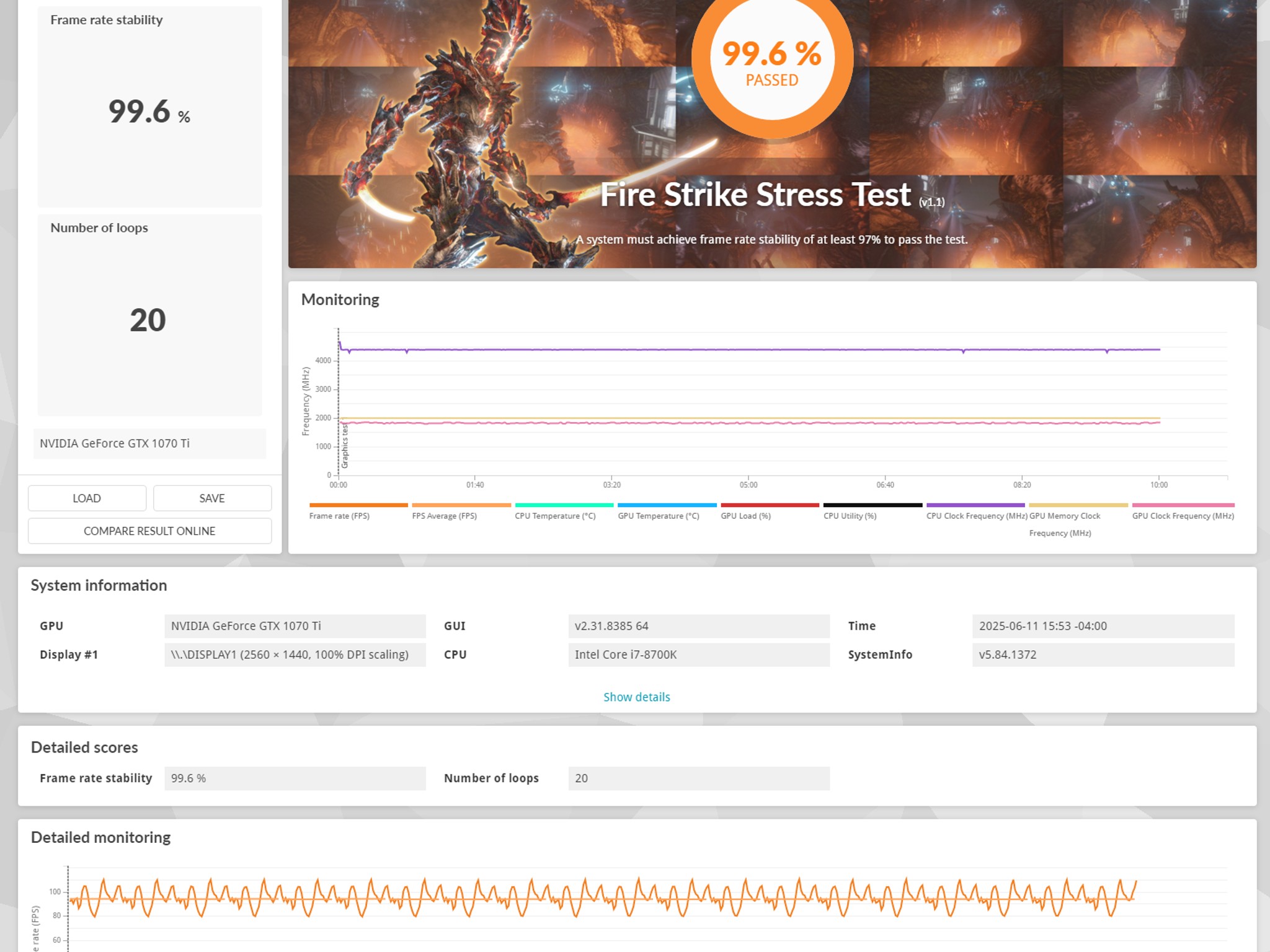 i7 8700K, 1070Ti, 32GB DDR4, 1TB SSD, 750W, WiFi/BT, Windows 11