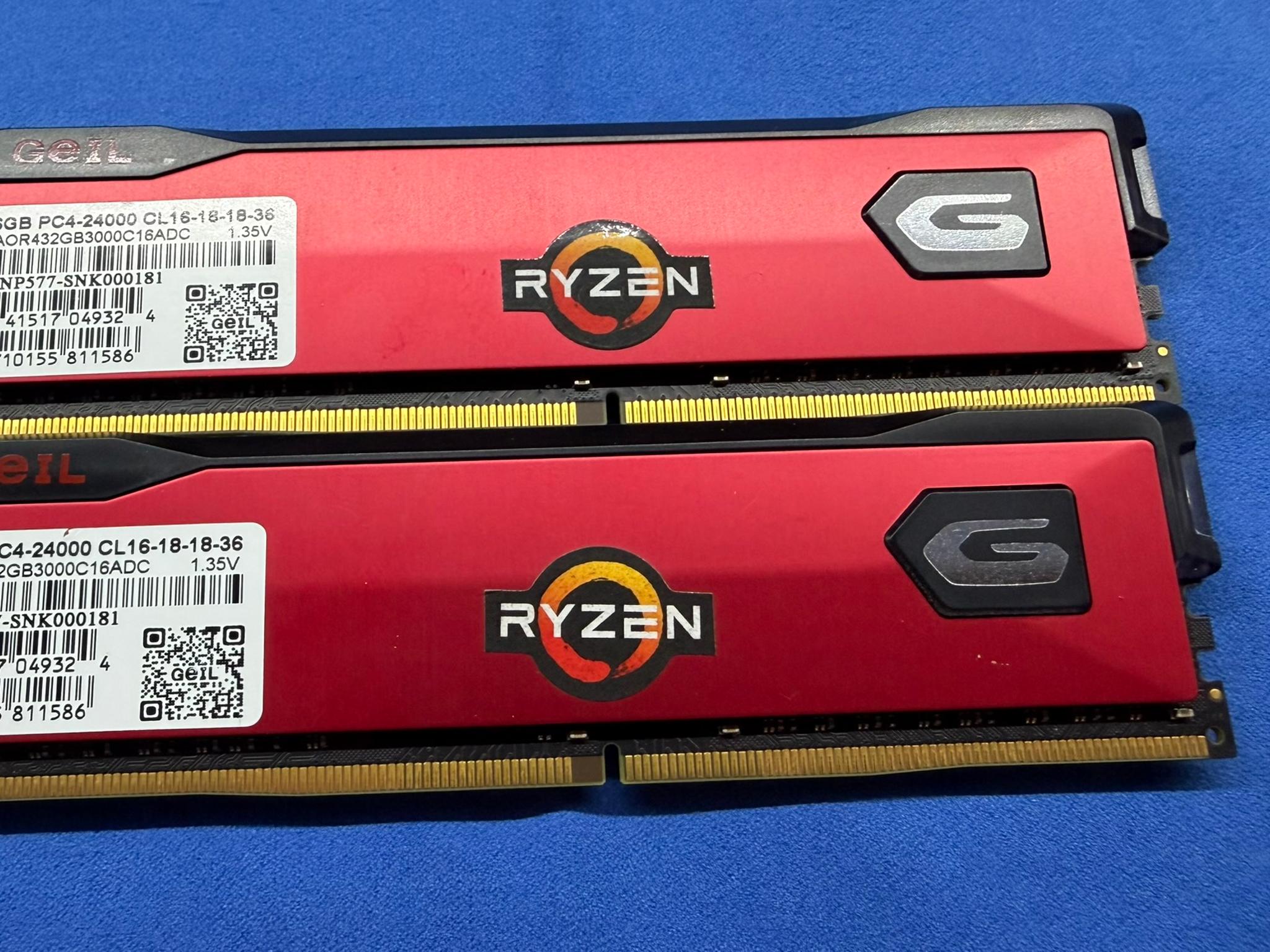 GEIL Orion 32GB (16GB x 2) AMD Ryzen Edition DDR4-2400 (3000Mhz) CL36 RAM Memory