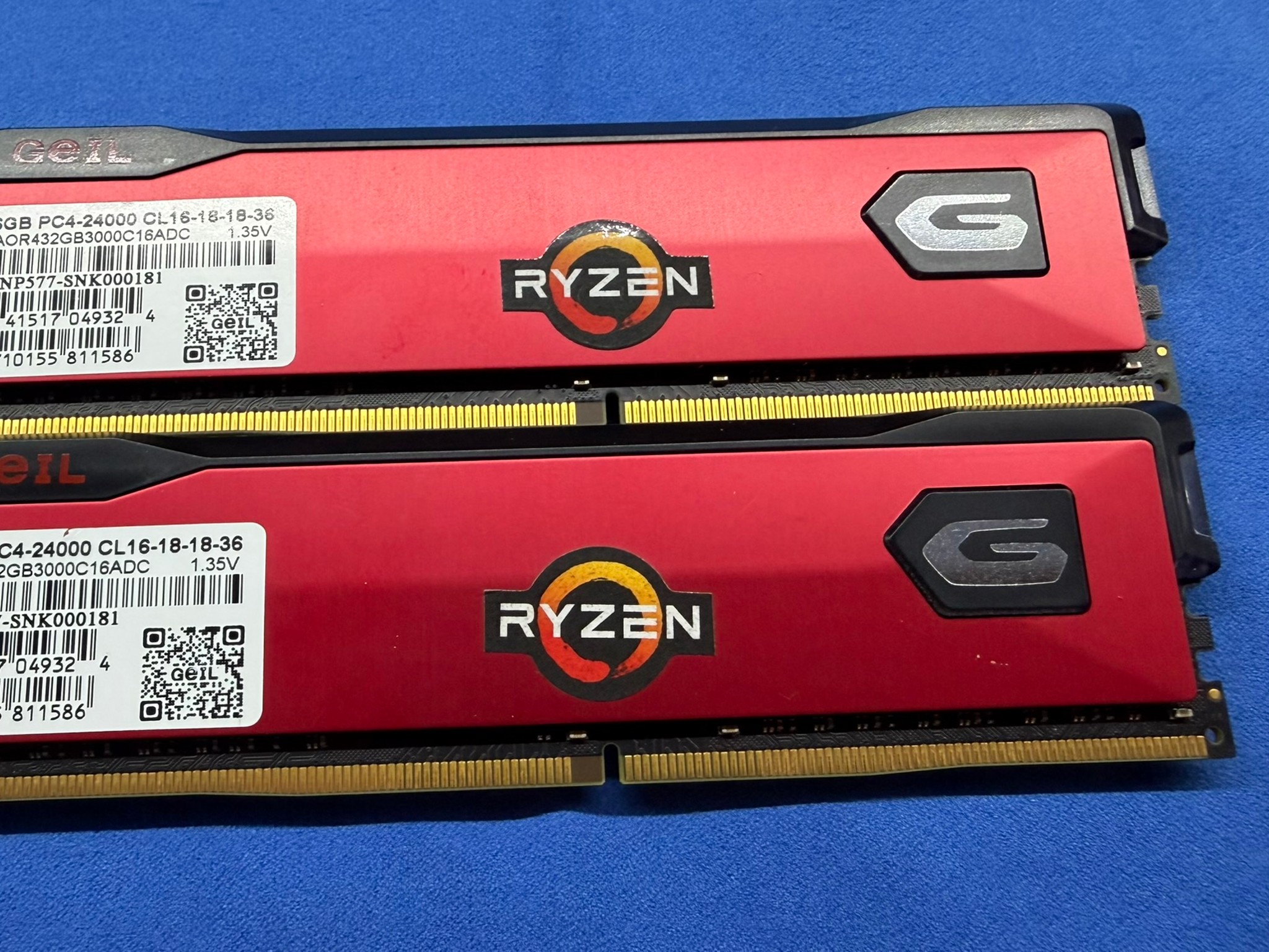 GEIL Orion 32GB (16GB x 2) AMD Ryzen Edition DDR4-2400 (3000Mhz) CL36 RAM Memory