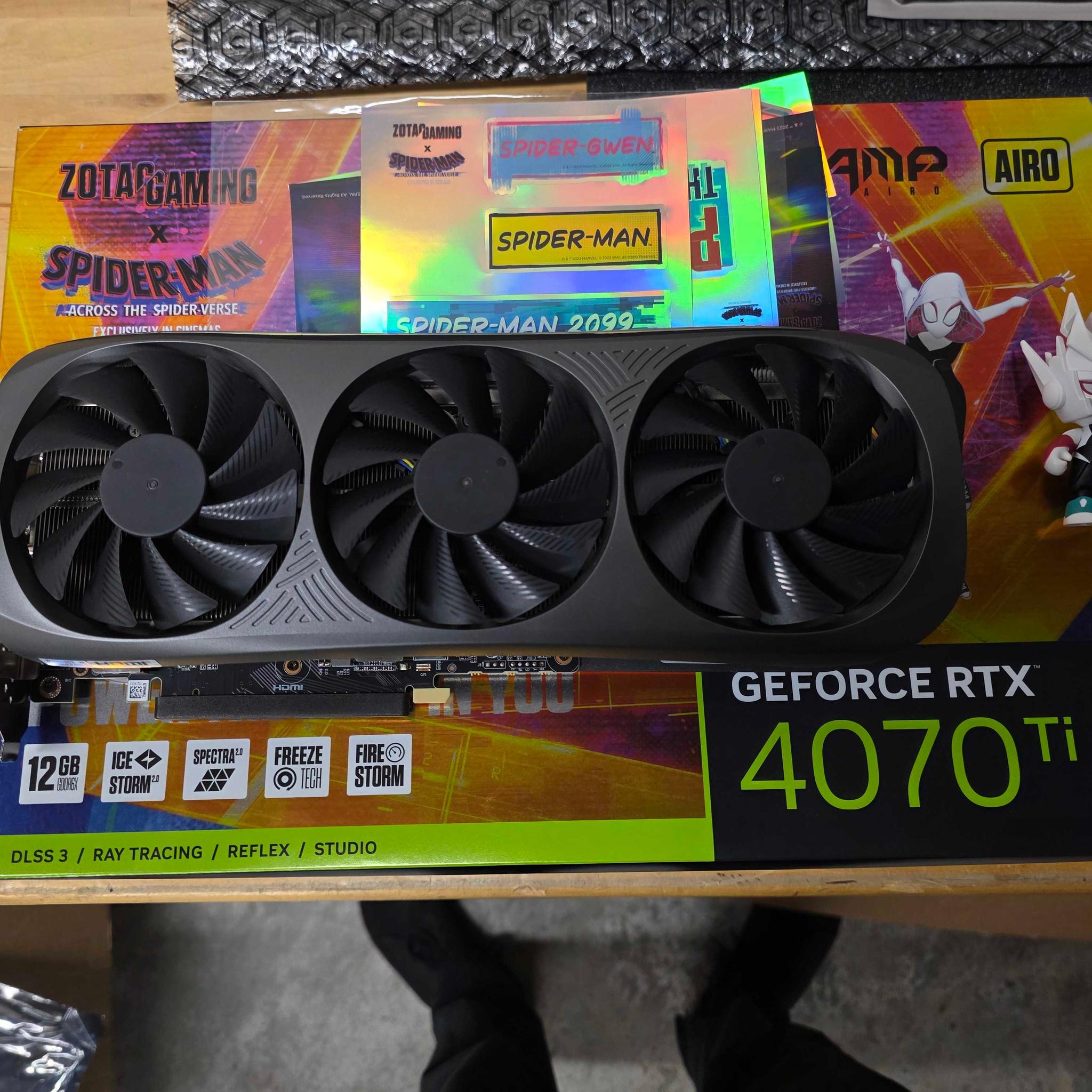 Zotac RTX 4070Ti (16GB) Amp Aero Spider Man