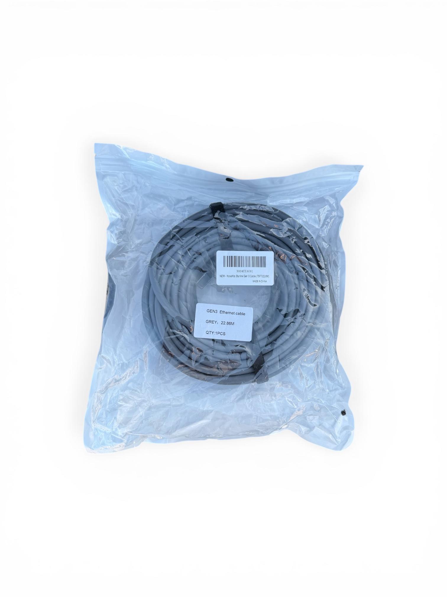 Starlink Gen 3 Cable 75FT/23M Extension Ethernet Cable 75 ft (23 m)