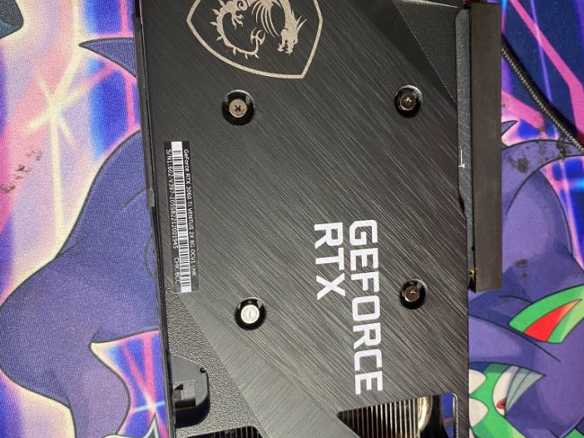 MSI Gaming GeForce RTX 3060 Ti LHR 8GB GDRR6 (RTX 3060 Ti Ventus 2X 8G OCV1 LHR)