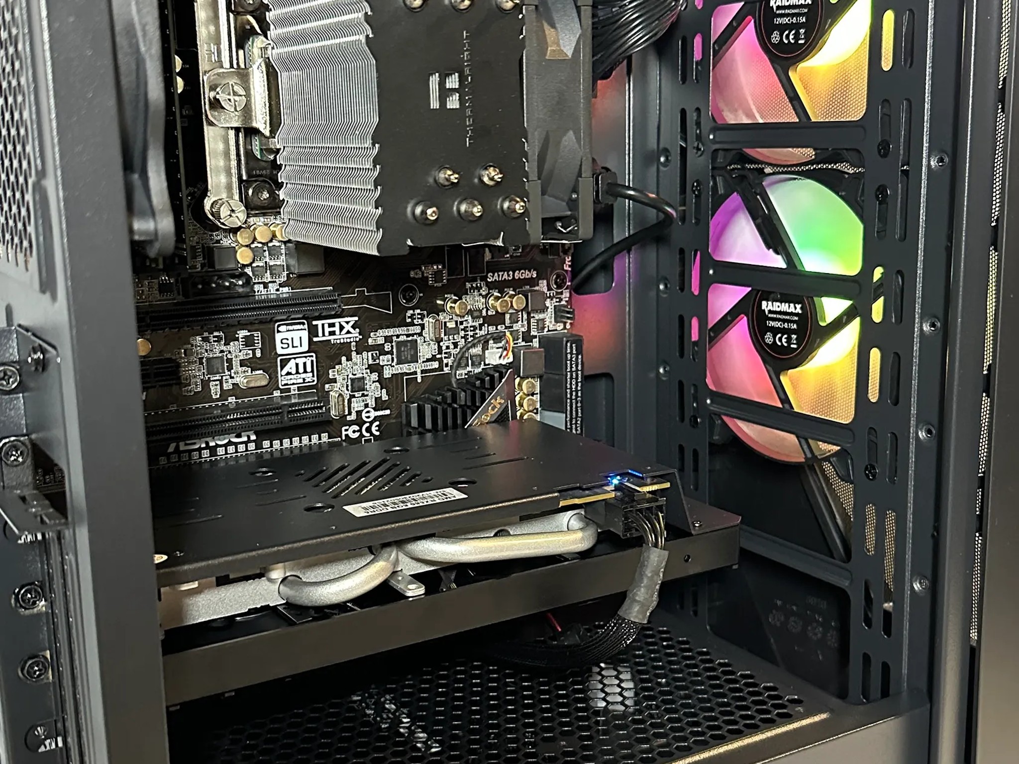 RX 580 8GB | INTEL i7-3820 | 16GB RAM | 480GB SSD | Custom RGB Gaming PC WIFI WIN10