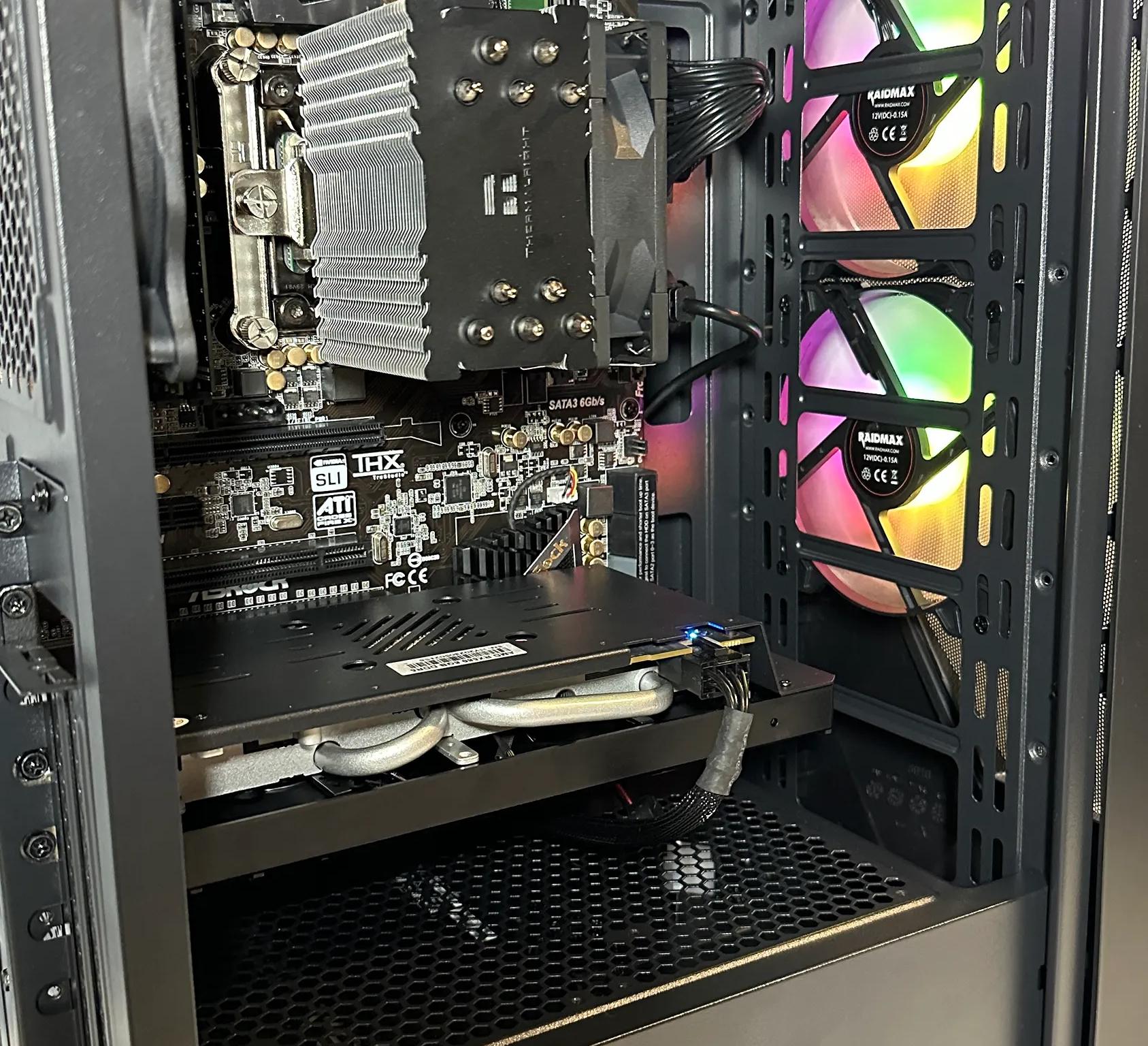 RX 580 8GB | INTEL i7-3820 | 16GB RAM | 480GB SSD | Custom RGB Gaming PC WIFI WIN10