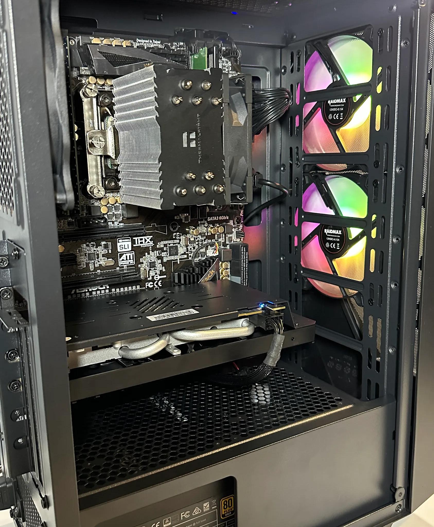 RX 580 8GB | INTEL i7-3820 | 16GB RAM | 480GB SSD | Custom RGB Gaming PC WIFI WIN10