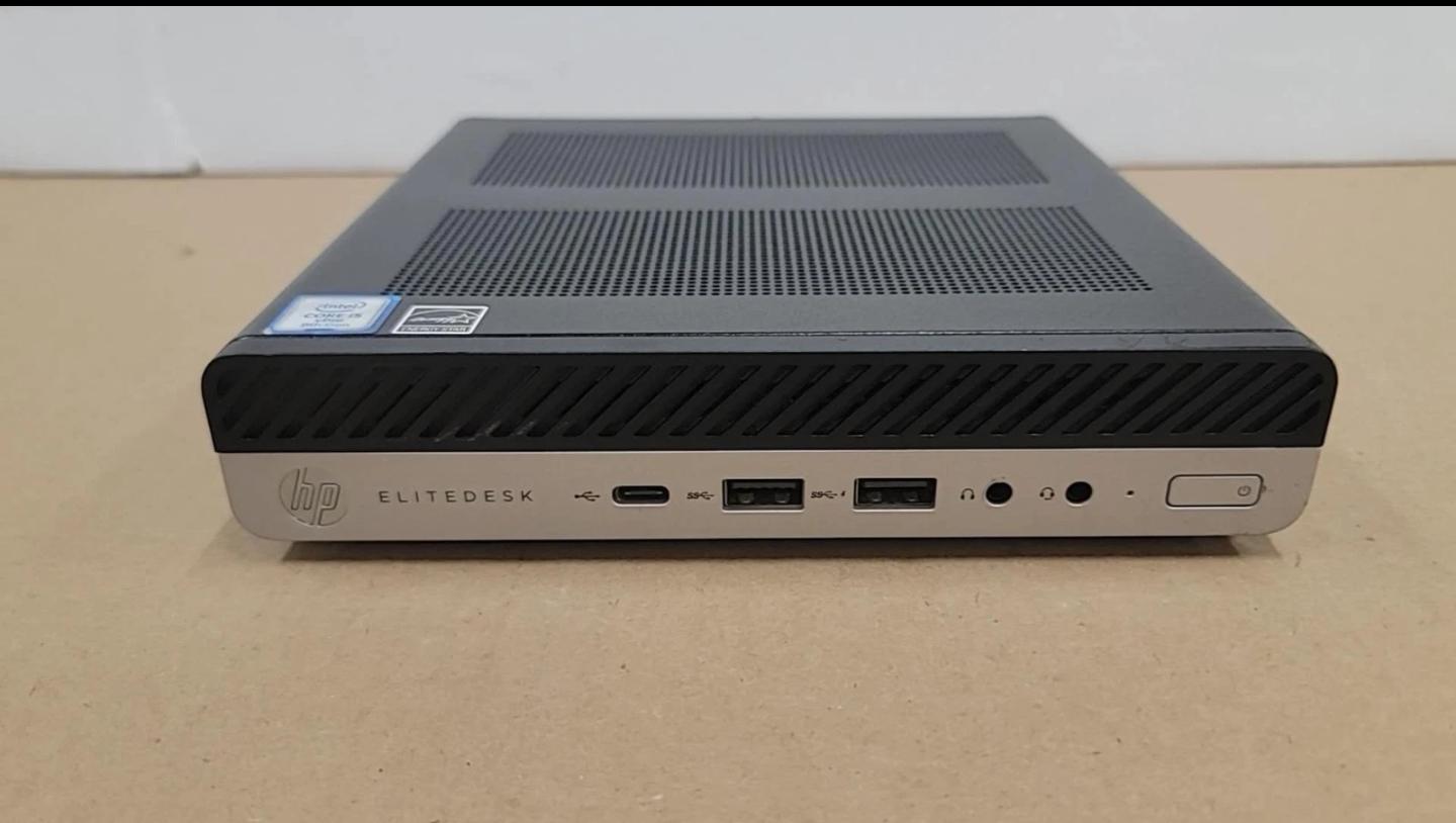 HP EliteDesk 800 G4 | Core i5-8500 2.10 GHz | 8 GB DDR4 | W/ AC ADAPTER | NO HDD