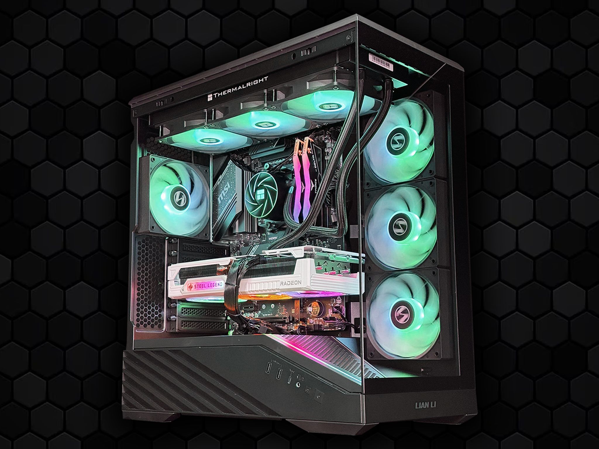 Core Ultra 7 265KF | RX 9070 XT 16GB | 32GB DDR5 (6000 MT/s) | 2TB SSD | 850W Gold PSU | AI Vector