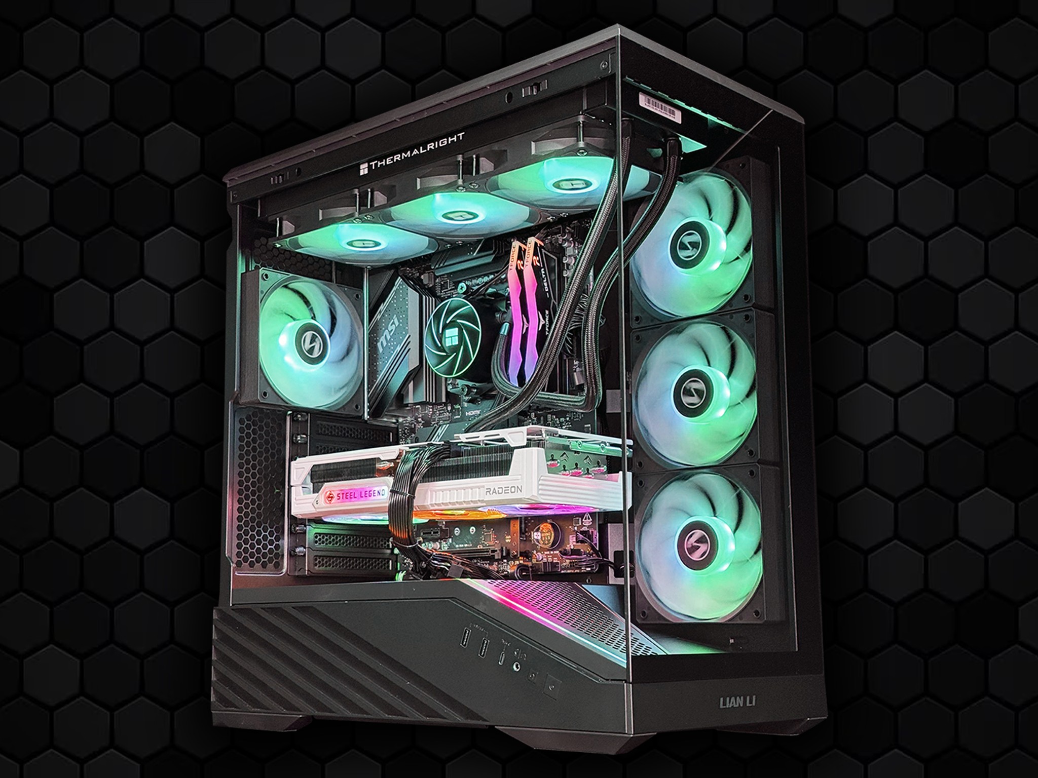 Core Ultra 7 265KF | RX 9070 XT 16GB | 32GB DDR5 (6000 MT/s) | 2TB SSD | 850W Gold PSU | AI Vector