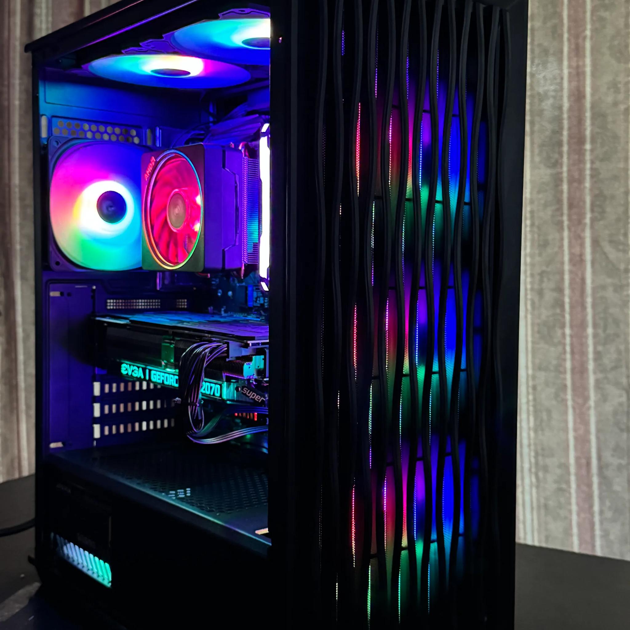 EVGA RTX 2070 super + RYZEN 7 3700x +16 GB RAM (THE PHANTOM RGB)