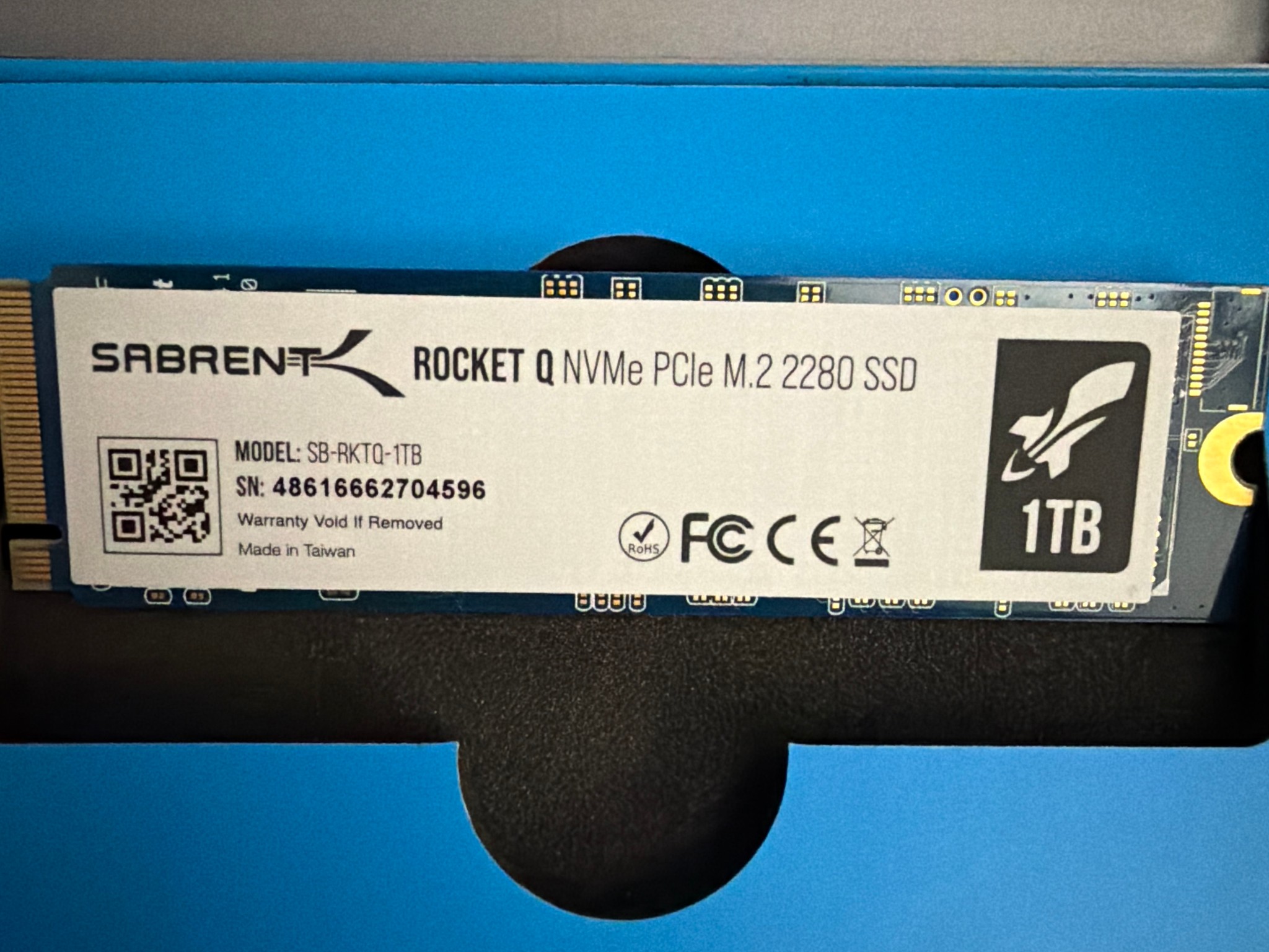 Sabrent Rocket Q 1TB NVMe M.2 2280 SSD new open box