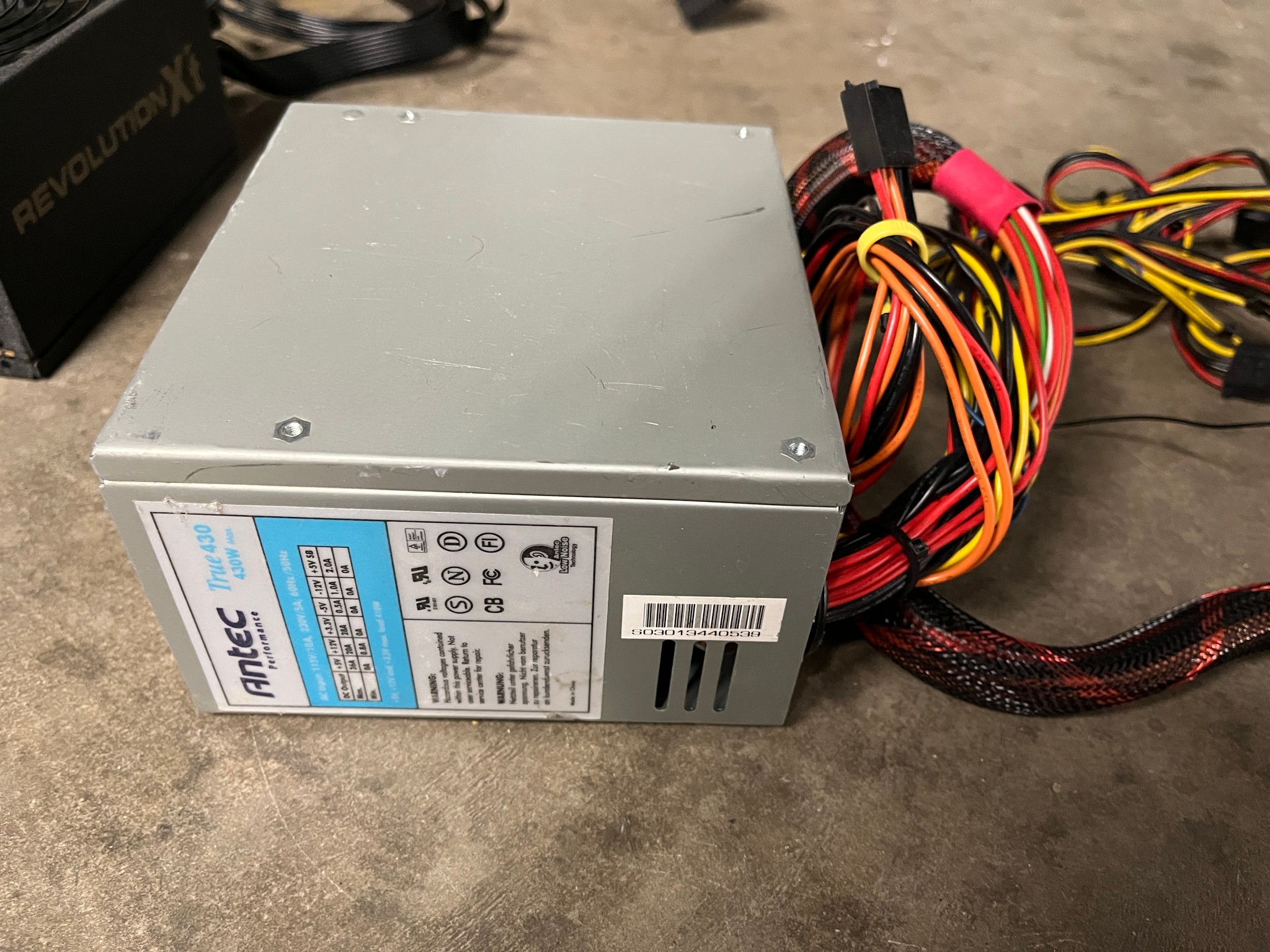 Lot of 6 ATX Desktop Power Supply 400w-1000w Cooler Master, EVGA, and More - Not Working, As‑Is