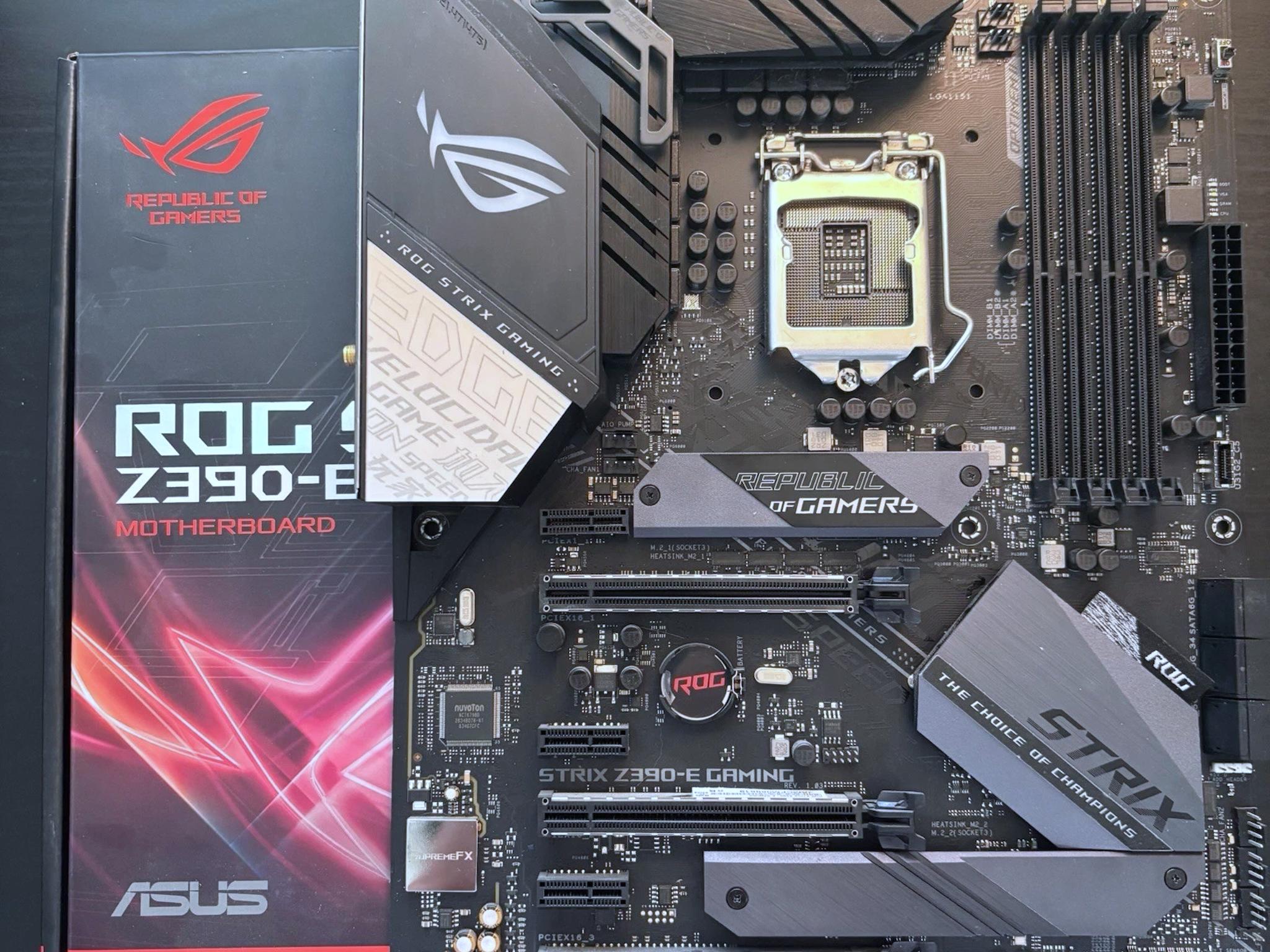 ASUS ROG Strix Z490-E Gaming Motherboard - LGA 1200 / Wi-Fi Intel 10th 11th gen