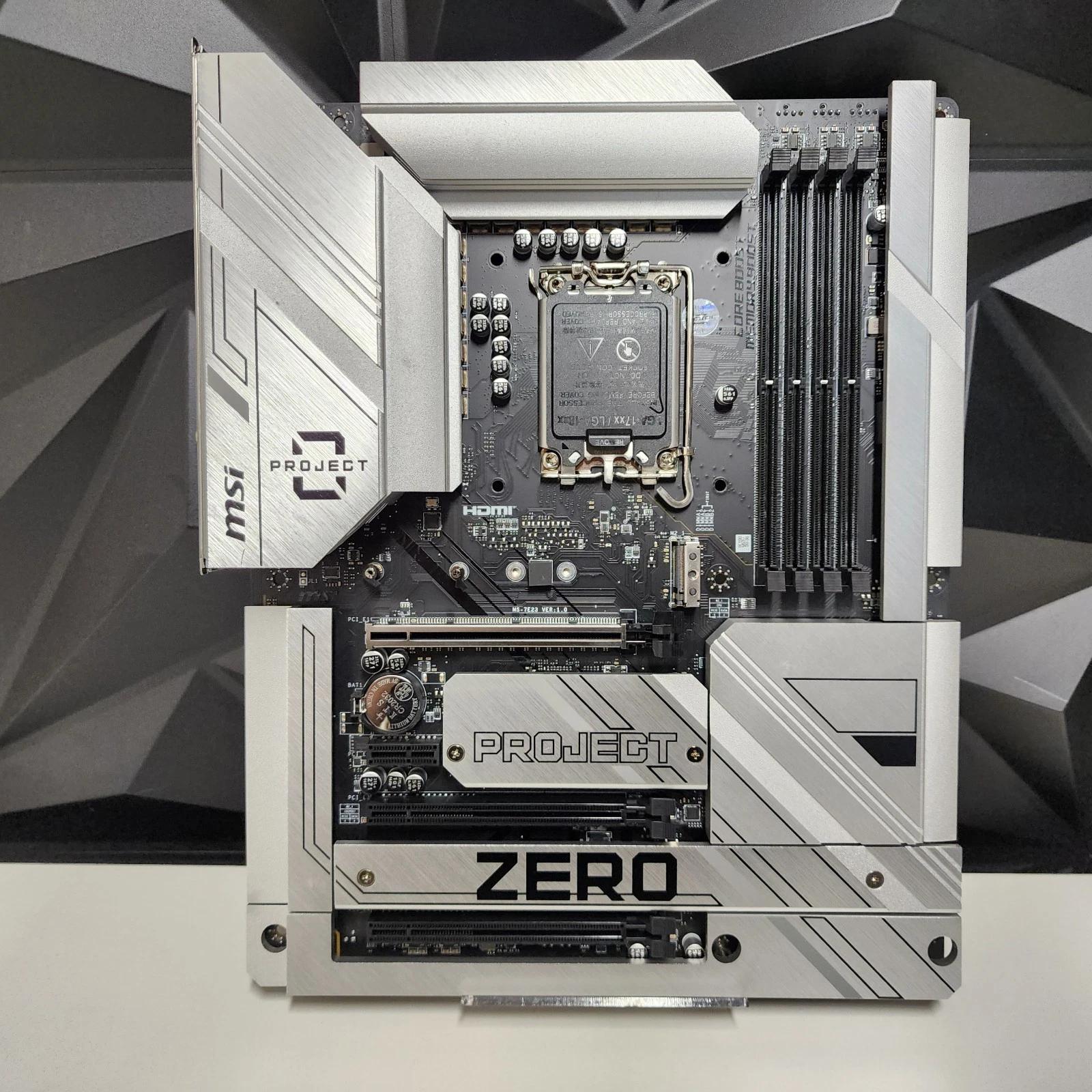 UPDATED BIOS MSI Z790 PROJECT ZERO WIFI DDR5 LGA1700 ATX MOTHERBOARD