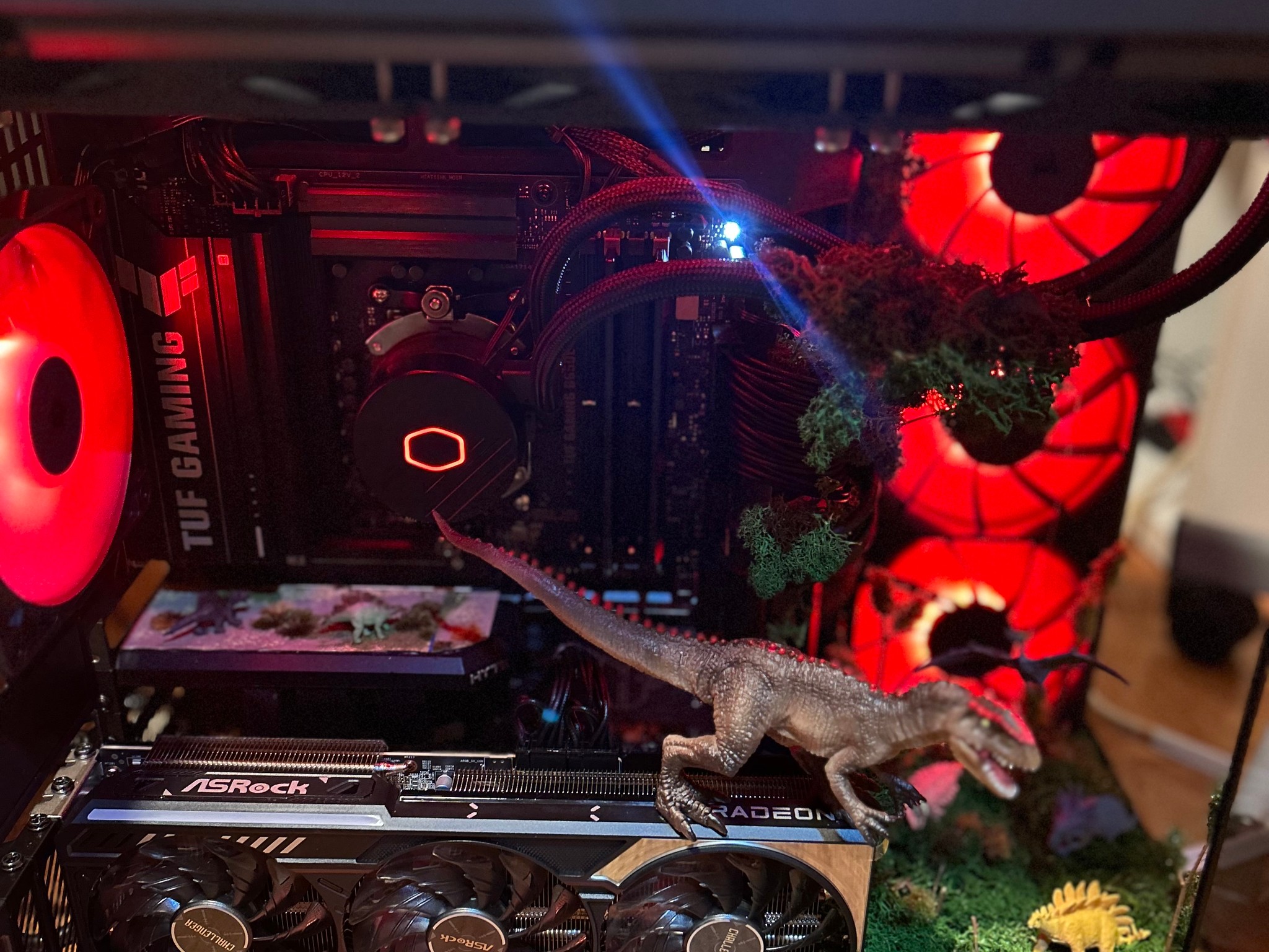 Brand New, Stealthy, and Jurassic Custom Build with interior decor and a perfect fit into your setup