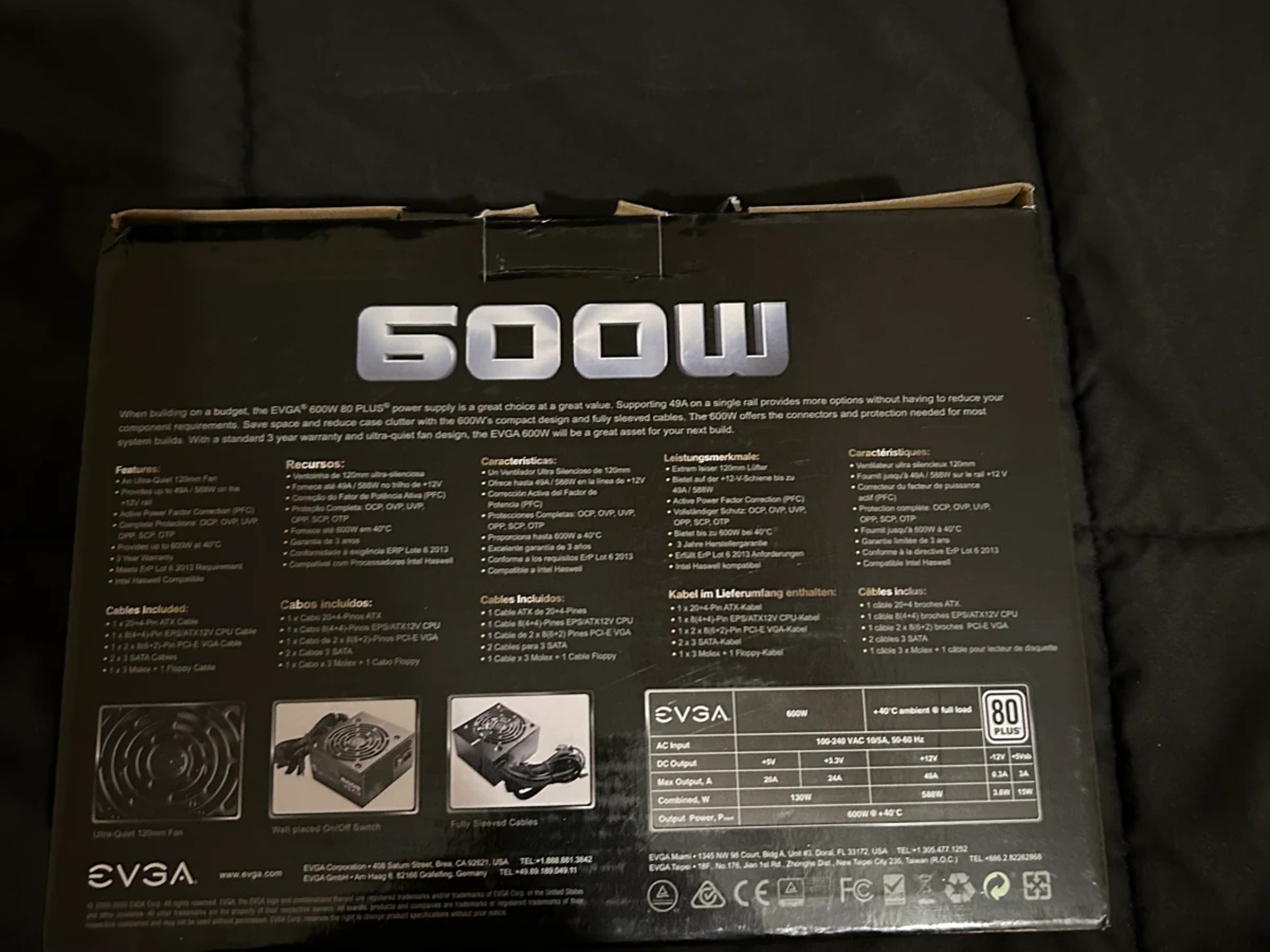 EVGA 600W 80 Plus